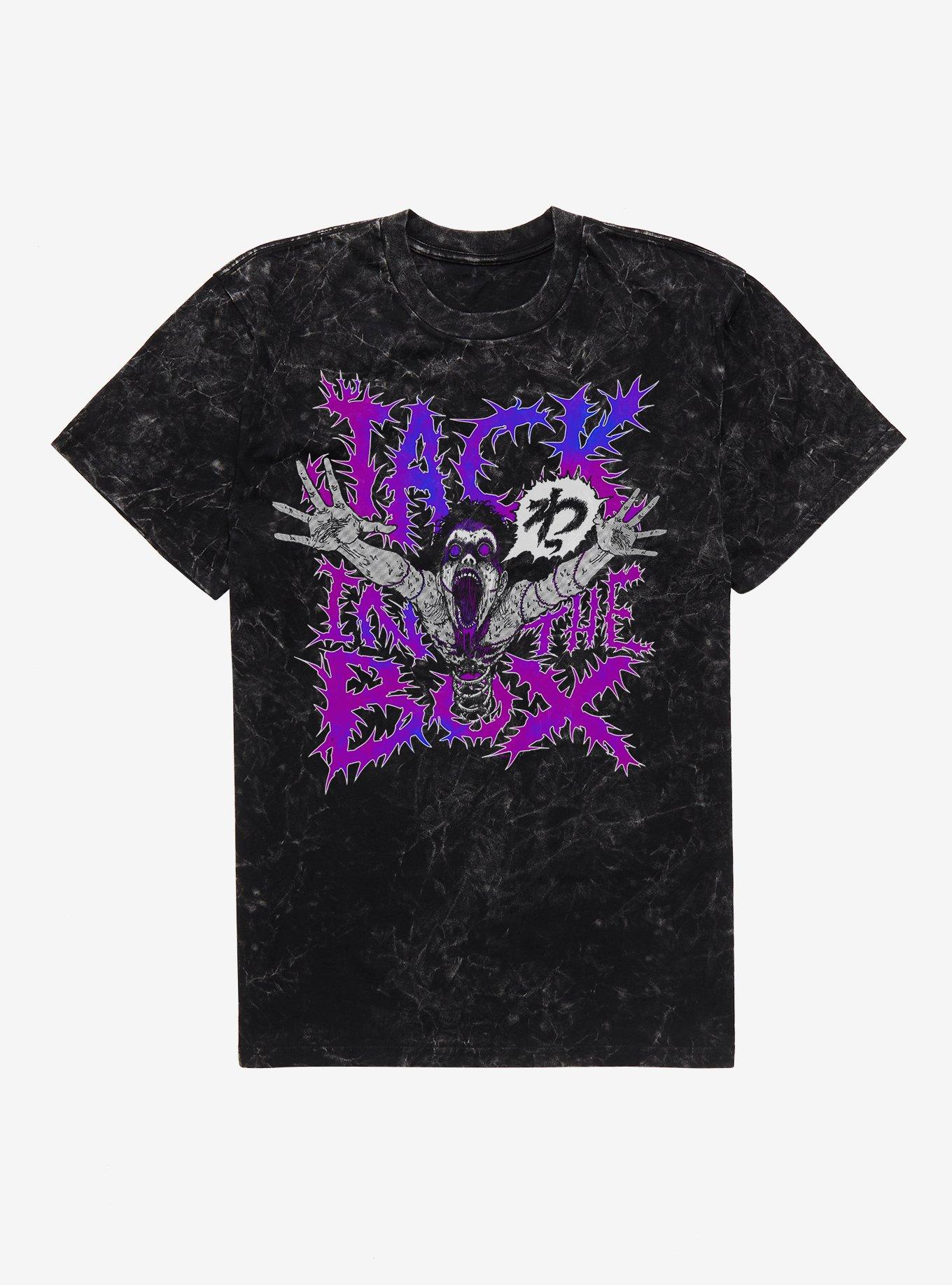 Junji Ito Uzumaki Jack in the Box Mineral Wash T-Shirt Hot Topic Exclusive