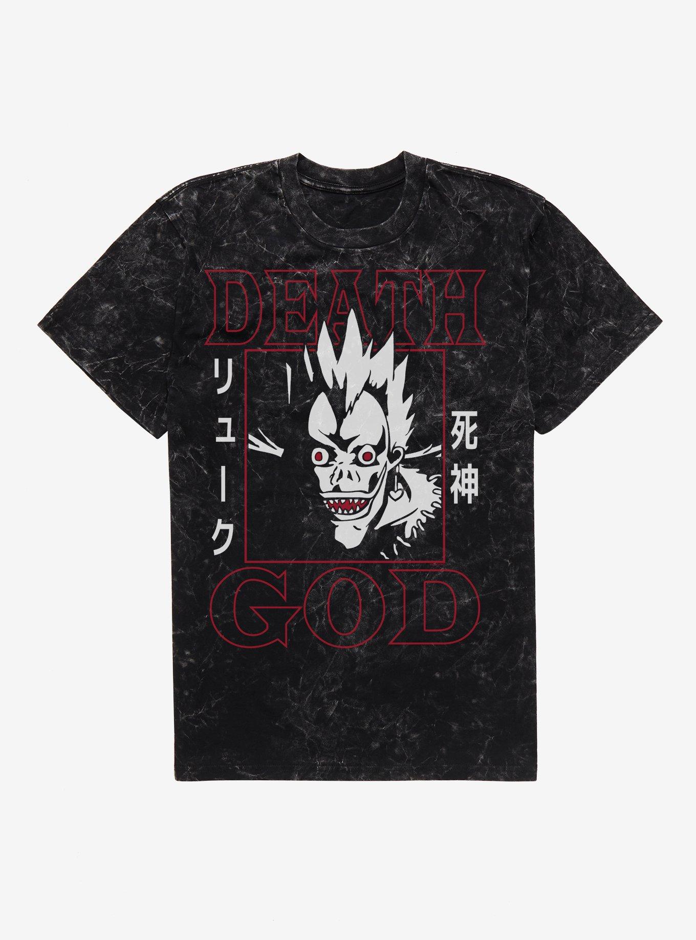 Death Note Death God Ryuk Mineral Wash T-Shirt Hot Topic Exclusive