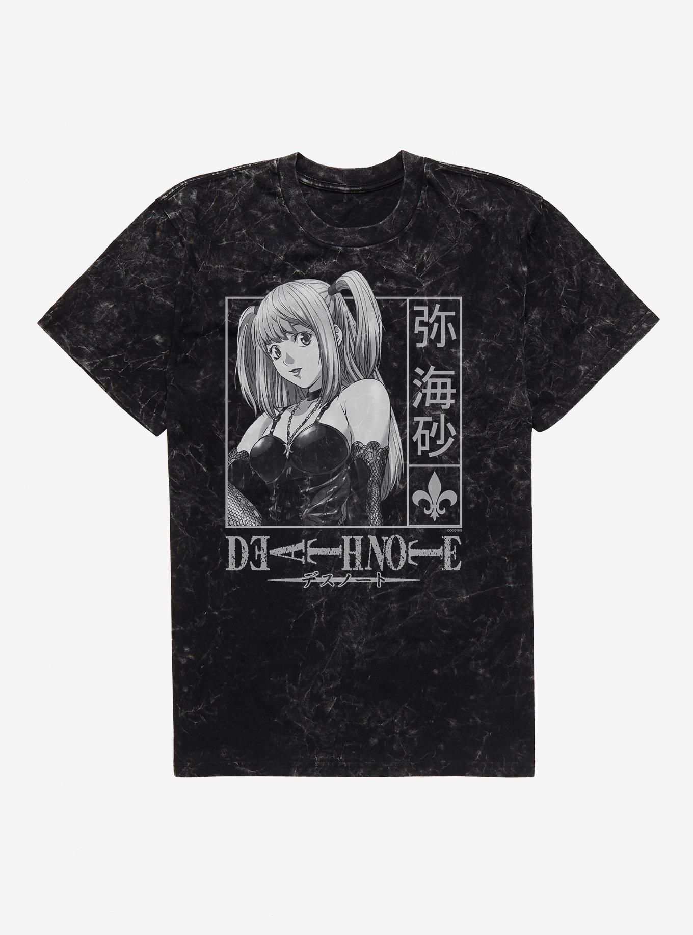 Death Note Misa Amane Kanji Frame Mineral Wash T-Shirt BoxLunch Exclusive