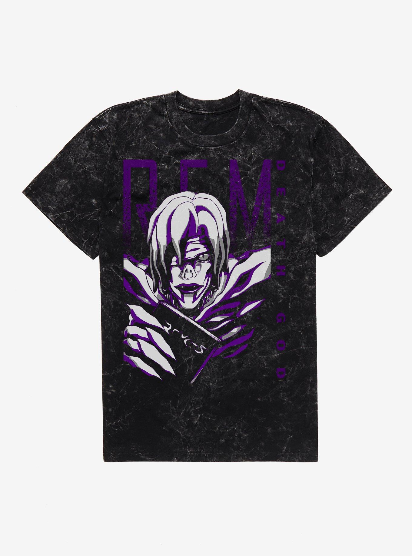 Death Note Rem Death God Mineral Wash T-Shirt BoxLunch Exclusive