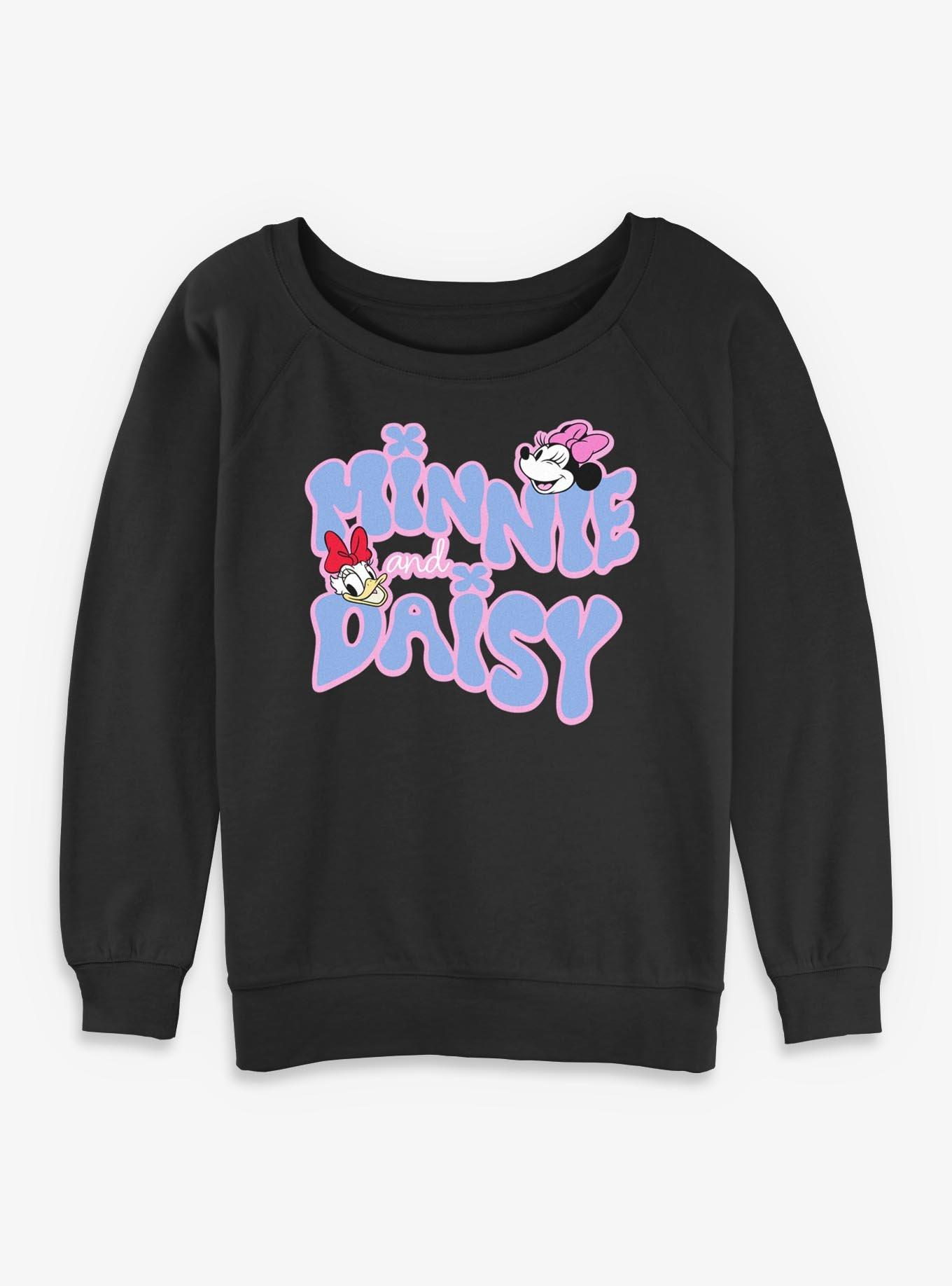 Disney Minnie Mouse & Daisy Duck Best Pals Girls Slouchy Sweatshirt