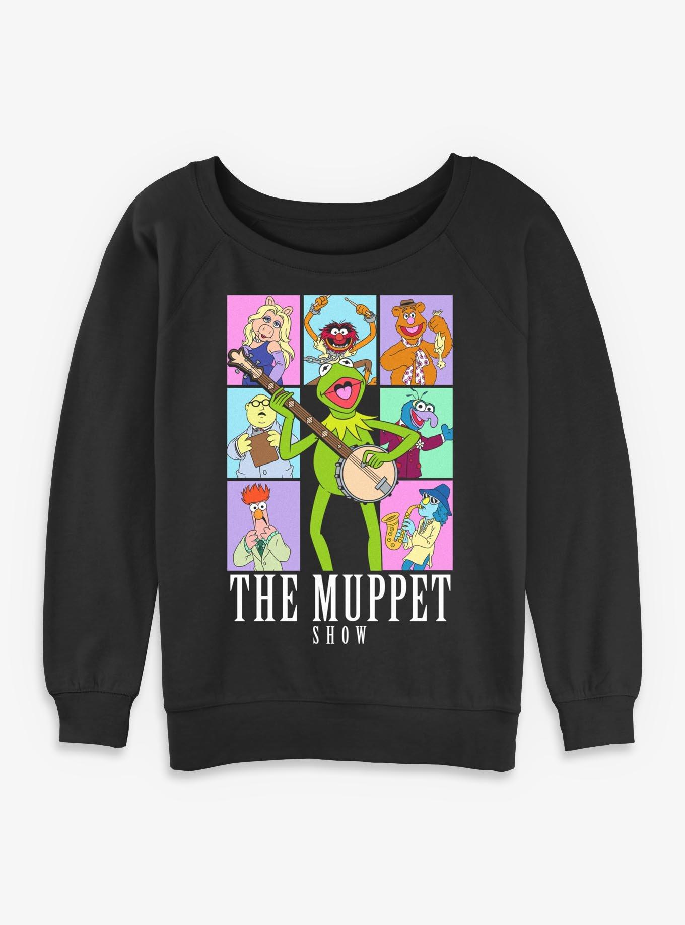 Disney The Muppets Squared Up Girls Slouchy Sweatshirt
