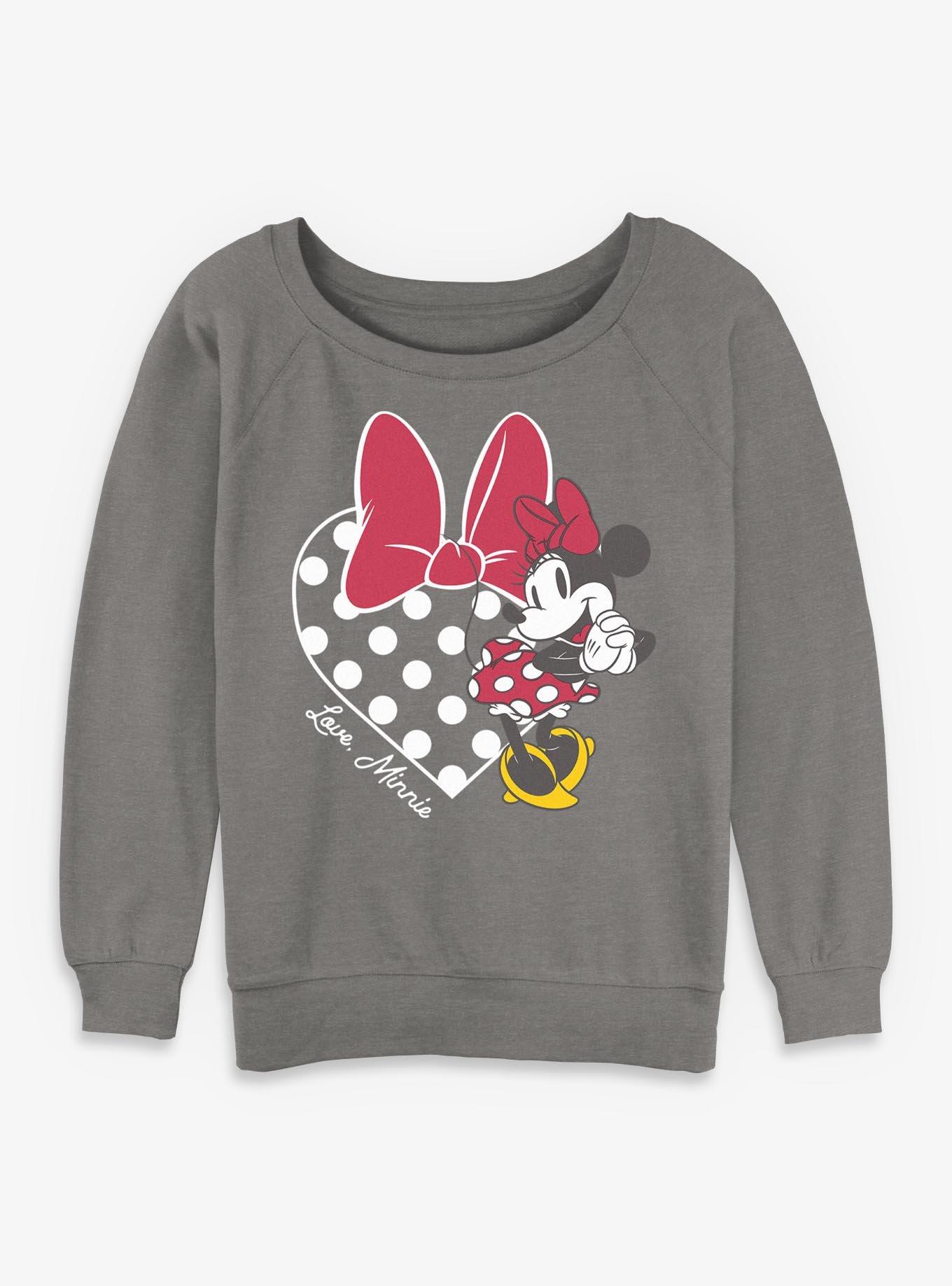 Disney Minnie Mouse Lovin' Minnie Girls Slouchy Sweatshirt