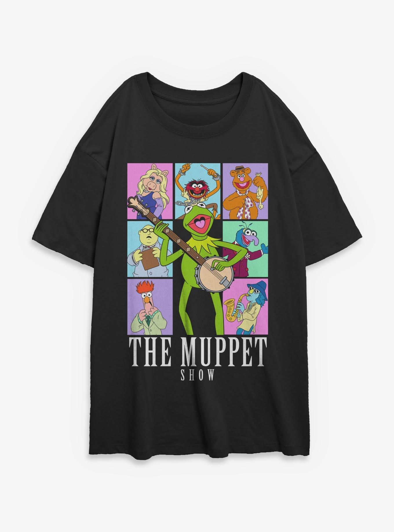 Disney The Muppets Squared Up Girls Oversized T-Shirt
