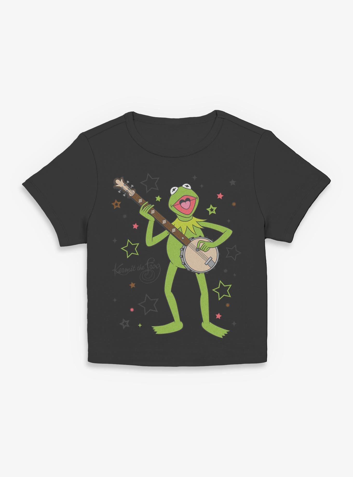 Disney The Muppets Kermit Star Girls Baby T-Shirt, BLACK, hi-res view 1