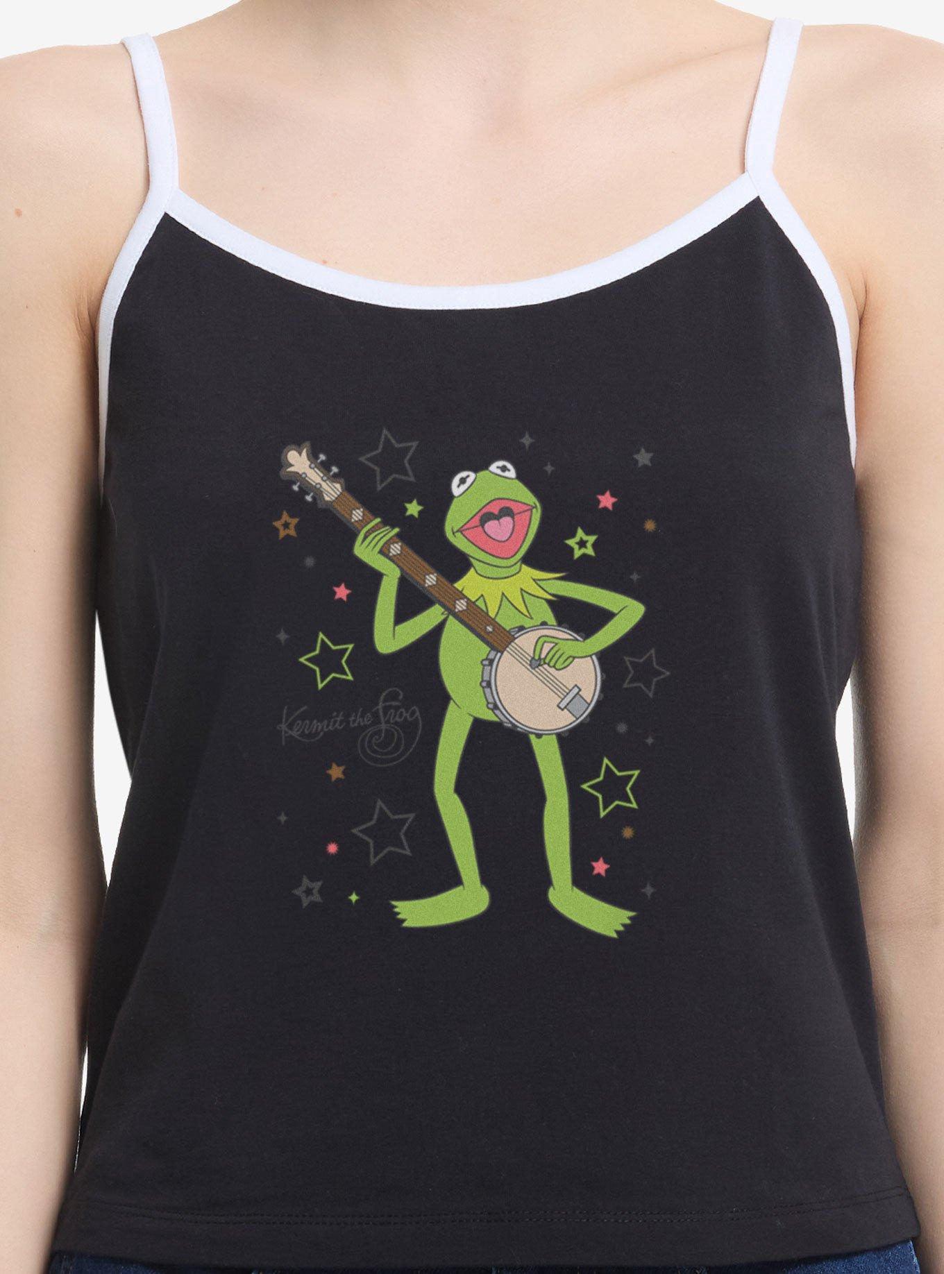 Disney The Muppets Kermit Star Girls Cami, BLACK, hi-res view 1