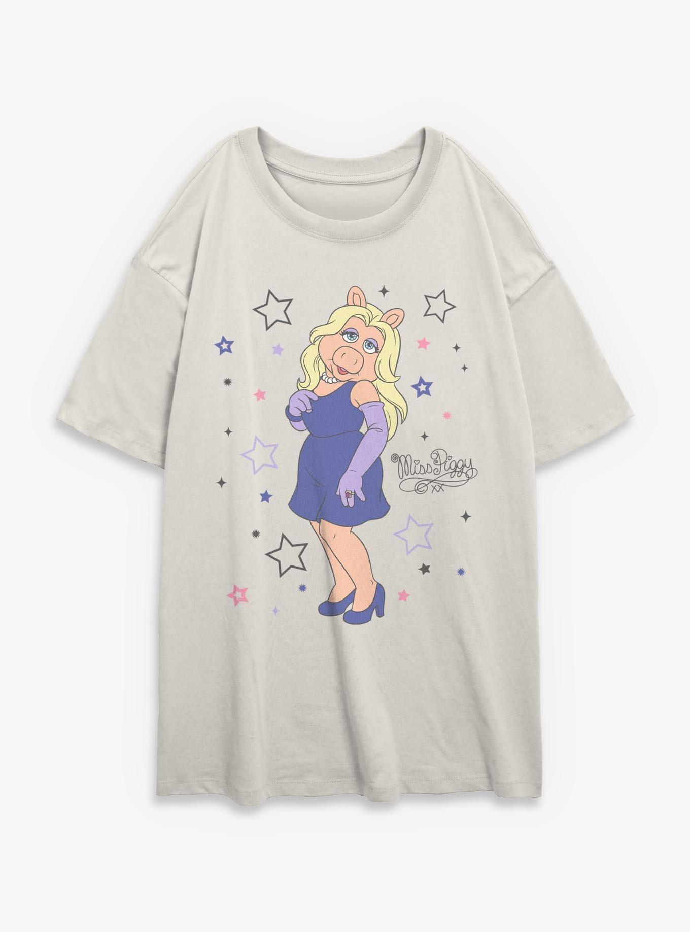 Disney The Muppets Miss Piggy Star Girls Oversized T-Shirt