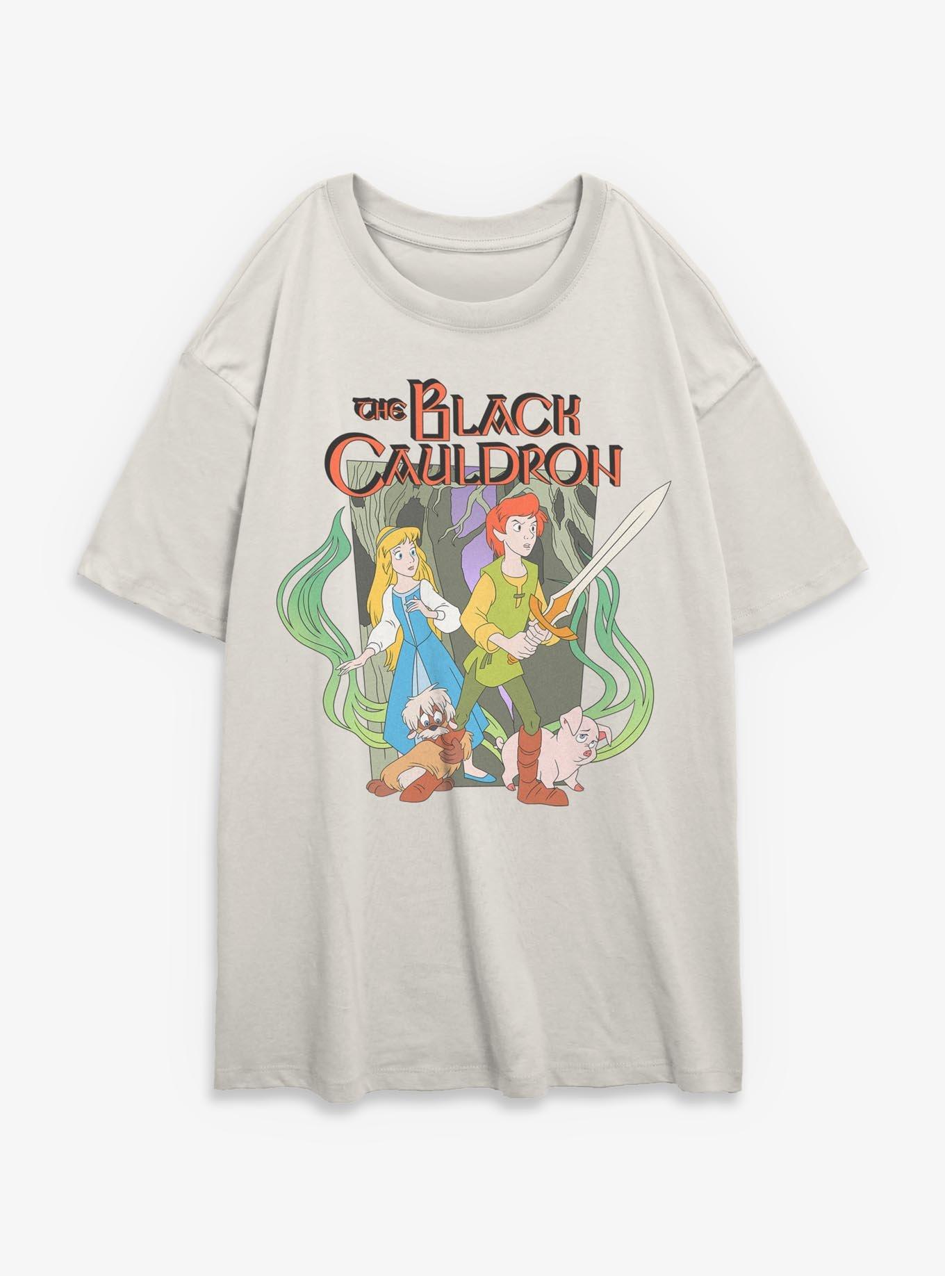 Disney The Black Cauldron Group Girls Oversized T-Shirt