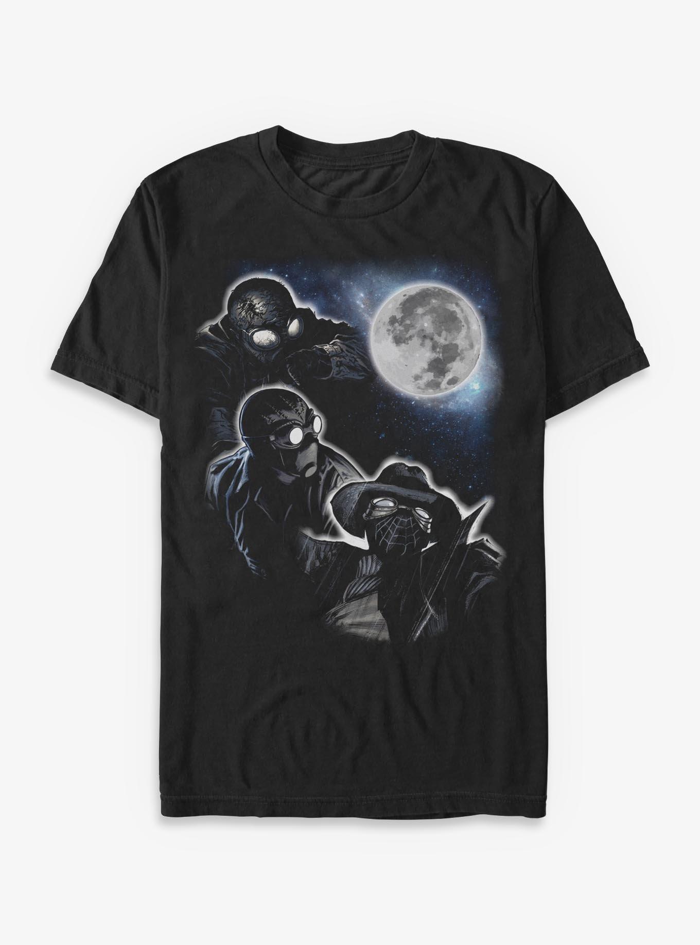 Marvel Spider-Man Three Noir Moon T-Shirt