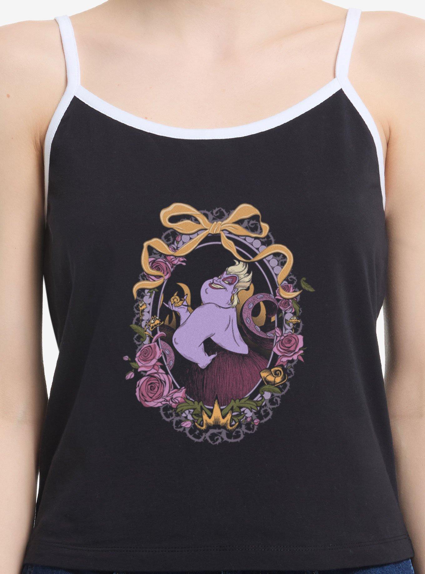 Disney Villains Ursula Floral Frame Portrait Girls Cami