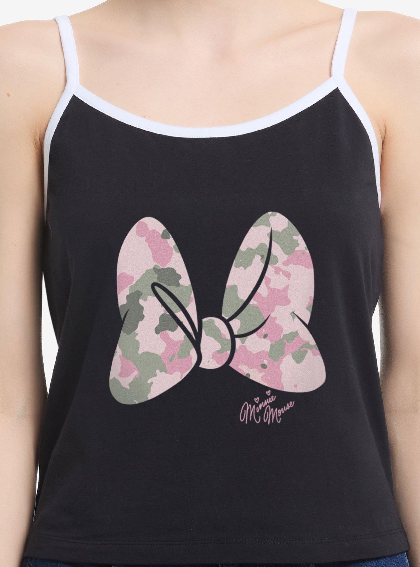 Disney Minnie Mouse Bow Camo Girls Cami