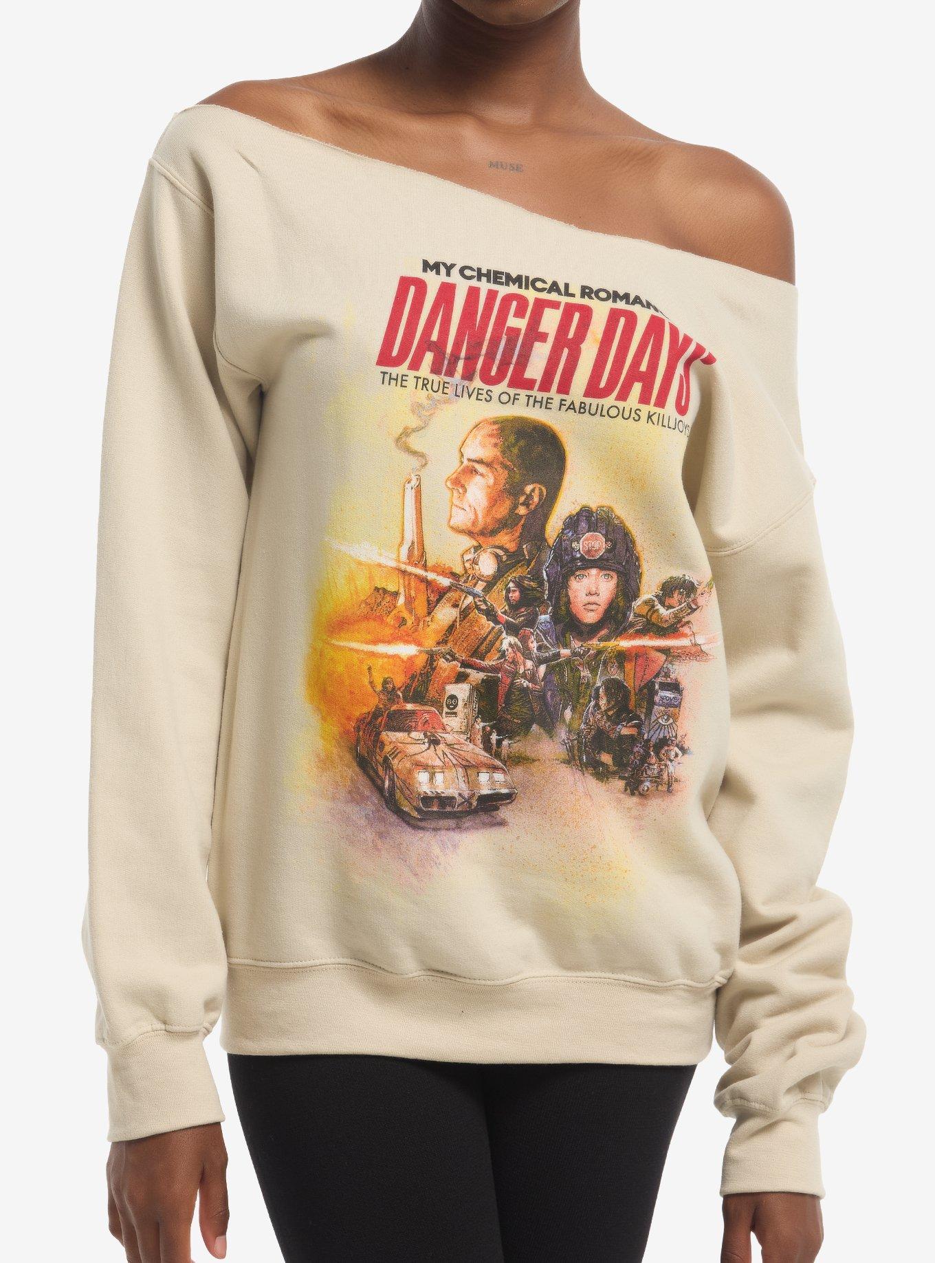 My Chemical Romance Danger Days Girls Off-Shoulder Sweatshirt