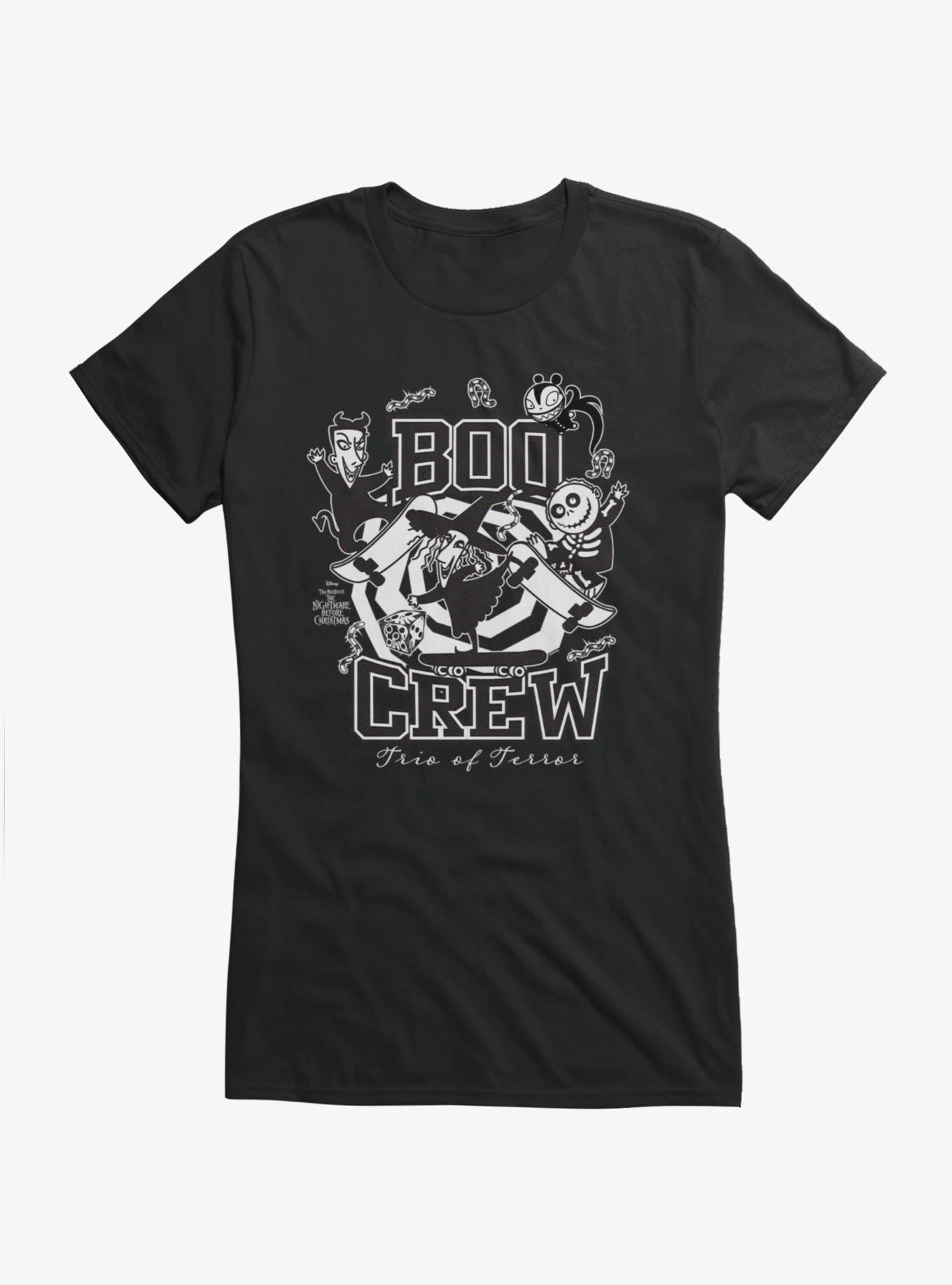 Disney The Nightmare Before Christmas Boo Crew Trio Of Terror Girls T-Shirt