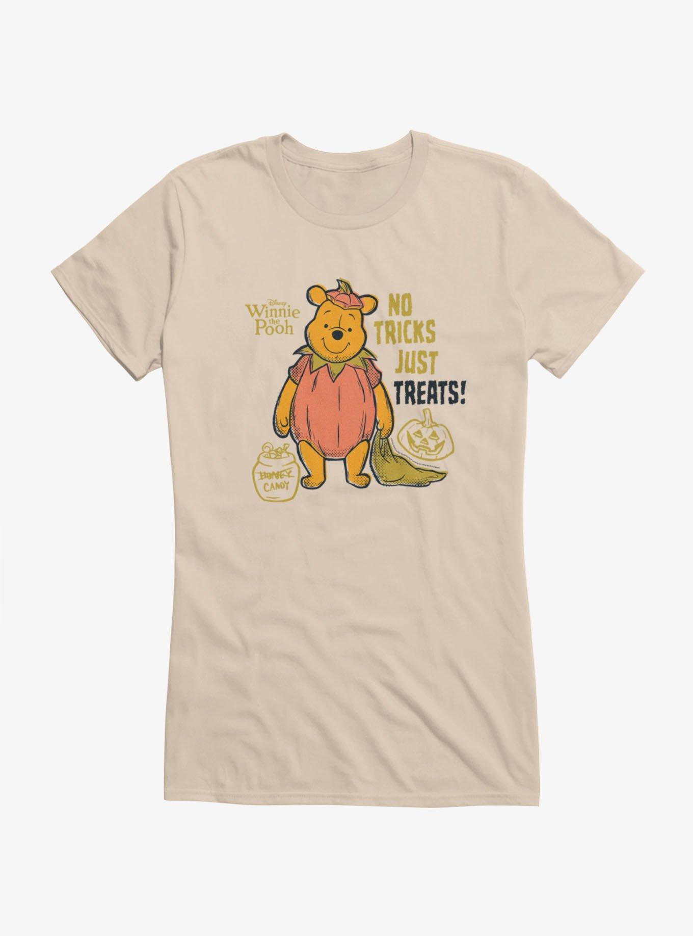 Disney Winnie The Pooh No Tricks Just Treats Girls T-Shirt