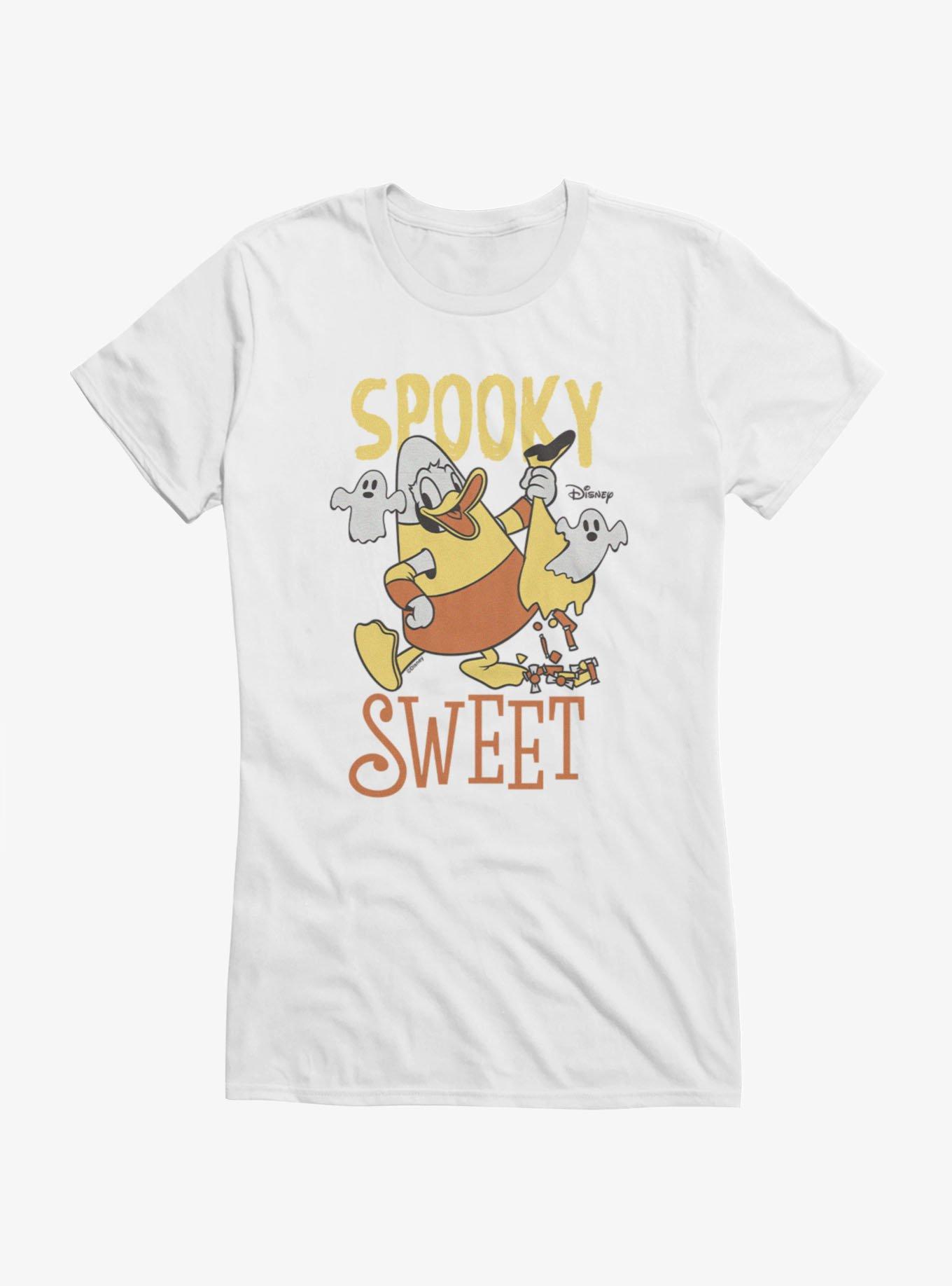 Disney Mickey Mouse Spooky Sweet Donald Duck Girls T-Shirt