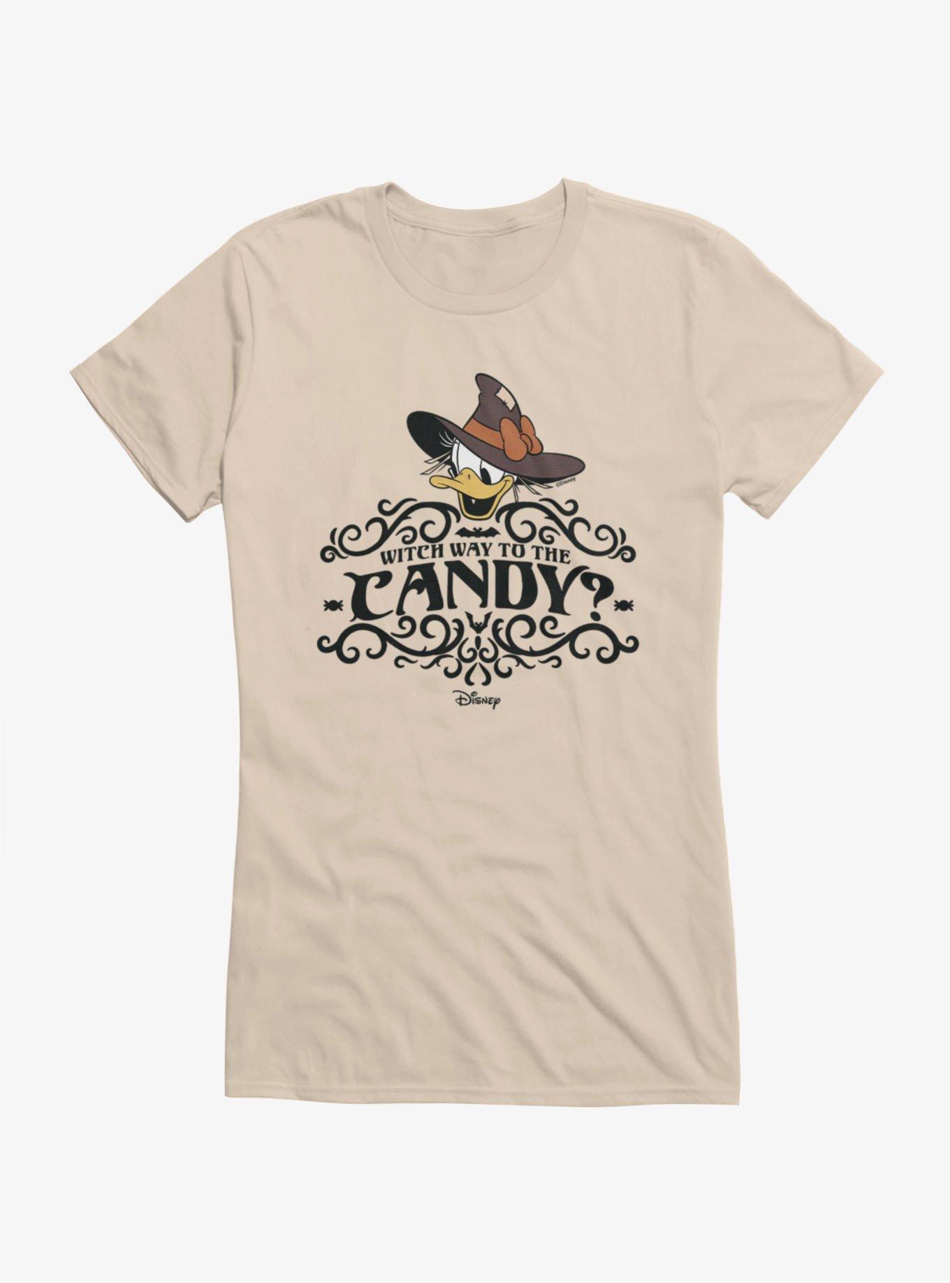 Disney Mickey Mouse Witch Way To Candy Donald Duck Girls T-Shirt
