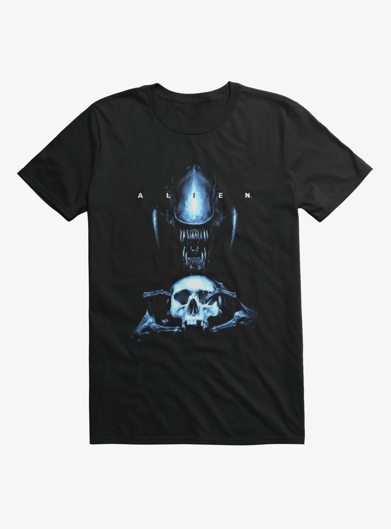 Alien Enomorph Skull Gothic Sci-Fi Dark Halloween T-Shirt