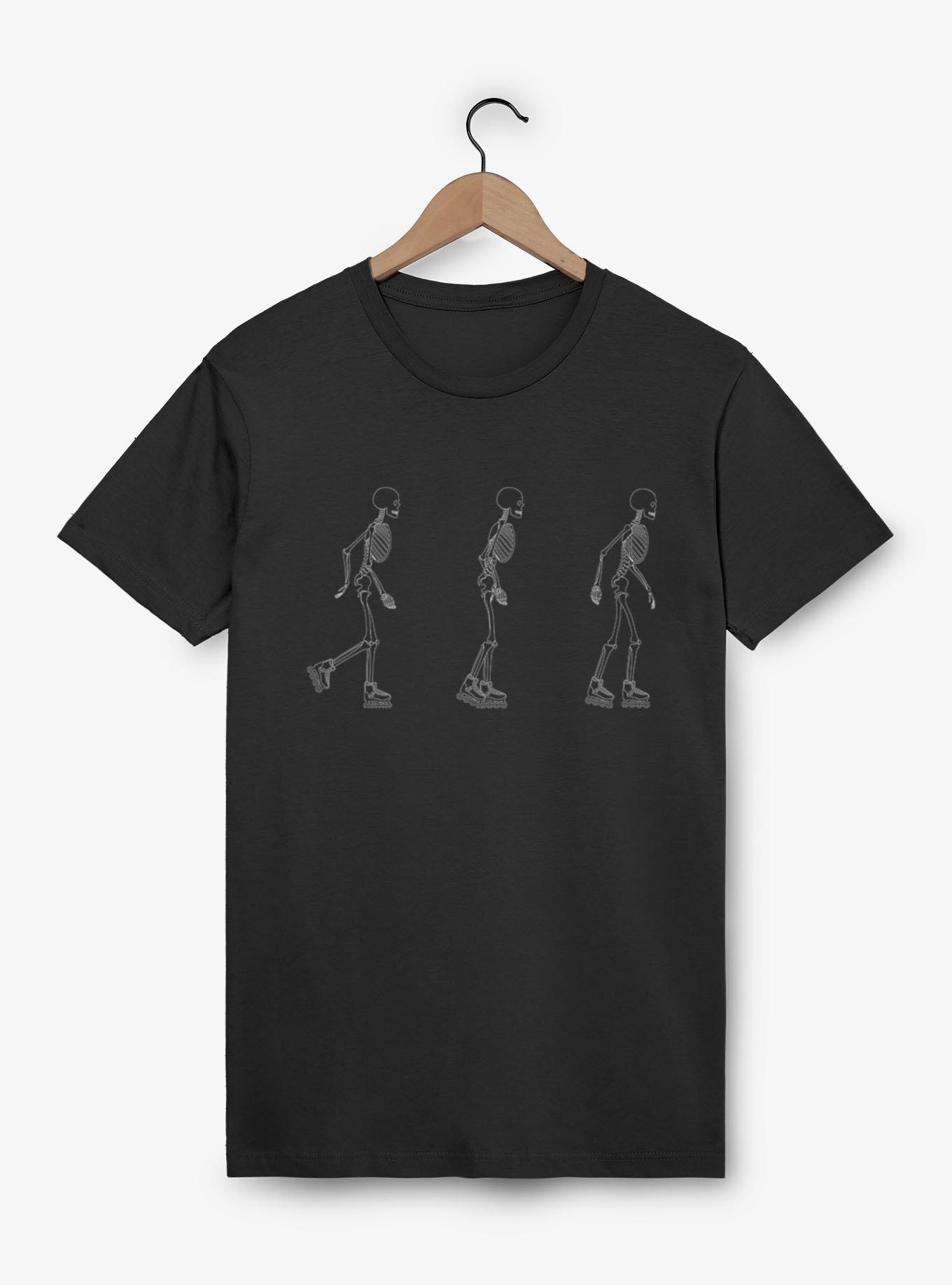 Skeletons On Roller Skates T-Shirt