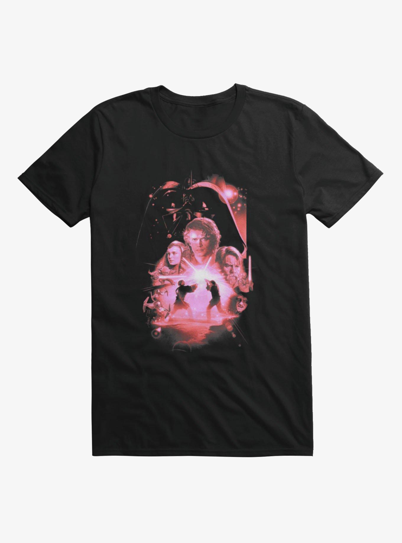 Star Wars Revenge Of The Sith Distressed Poster T-Shirt