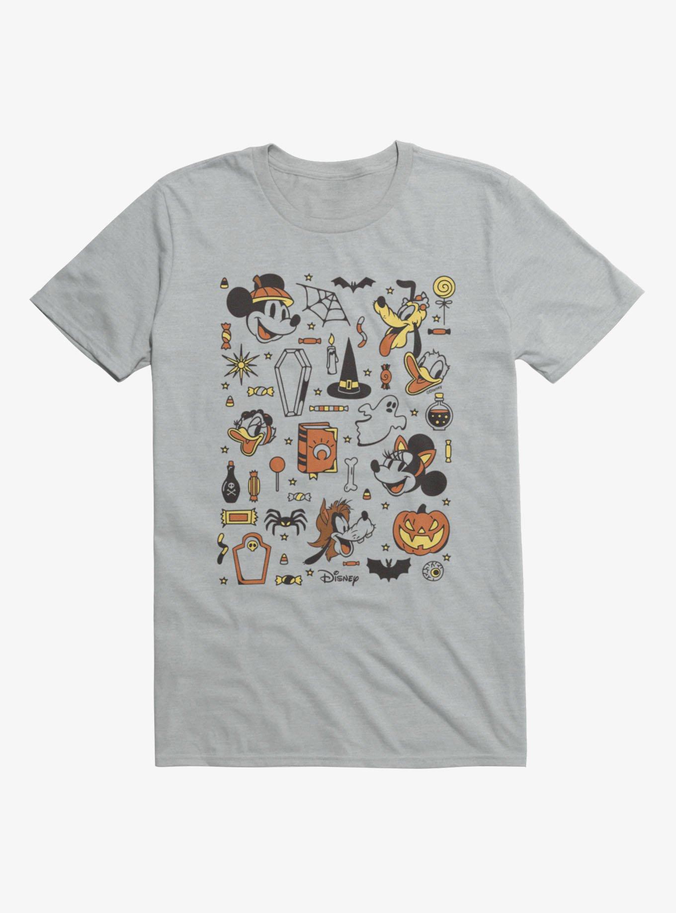 Disney Mickey Mouse Halloween Collage T-Shirt