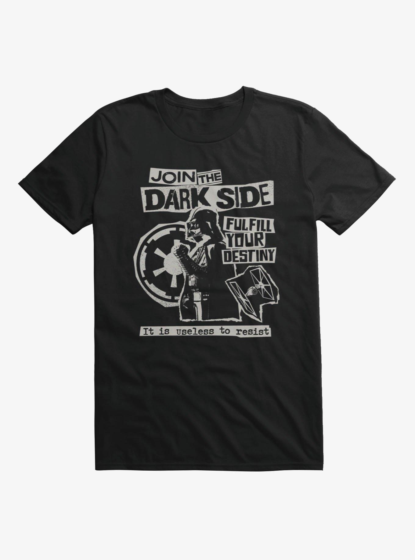 Star Wars Join The Dark Side Fulfill Your Destiny T-Shirt