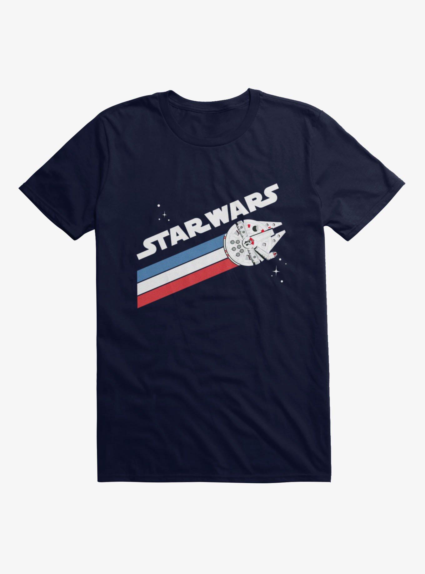 Star Wars Millennium Falcon 4th Of July T-Shirt
