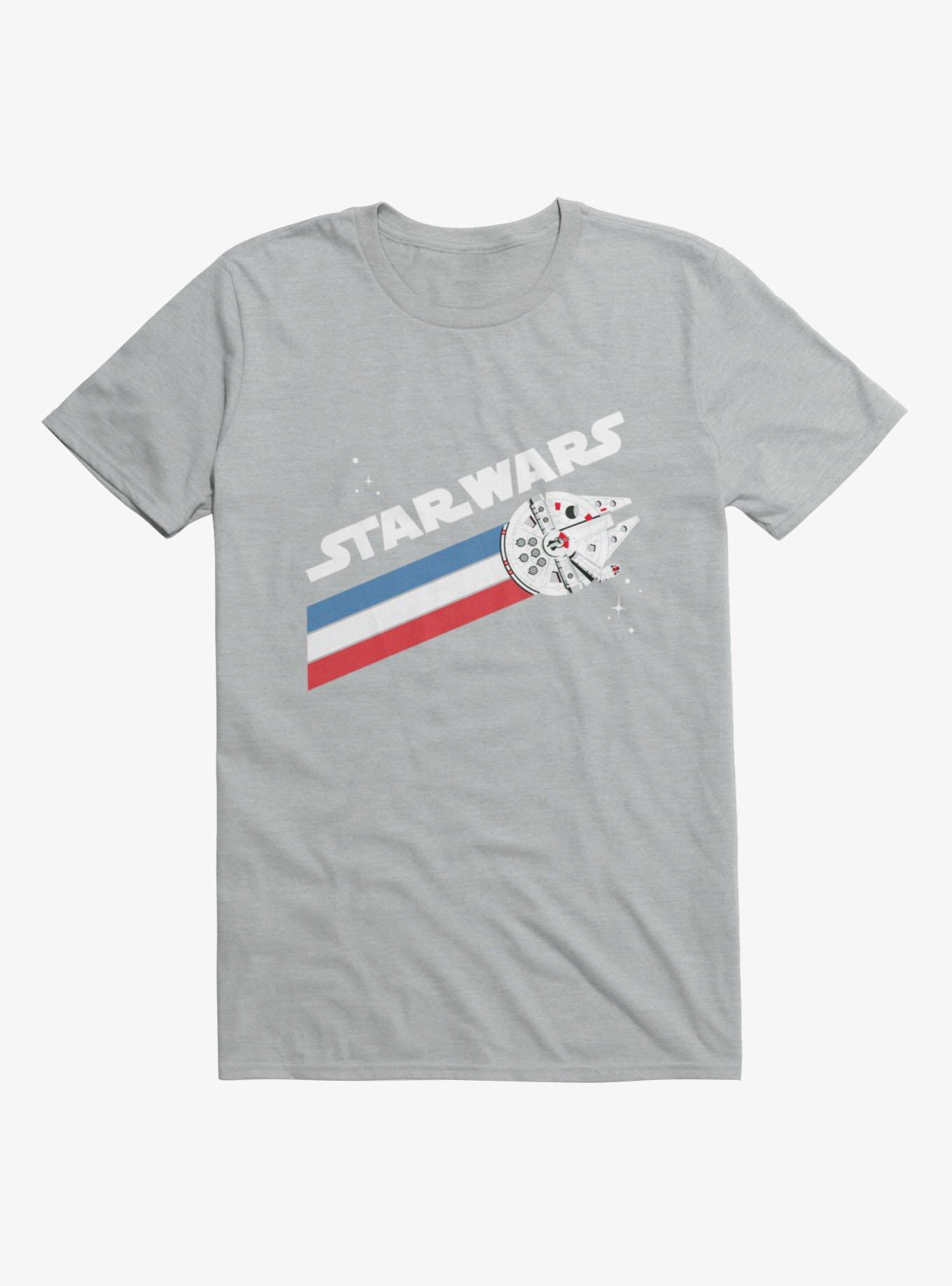 Star Wars Millennium Falcon 4th Of July T-Shirt