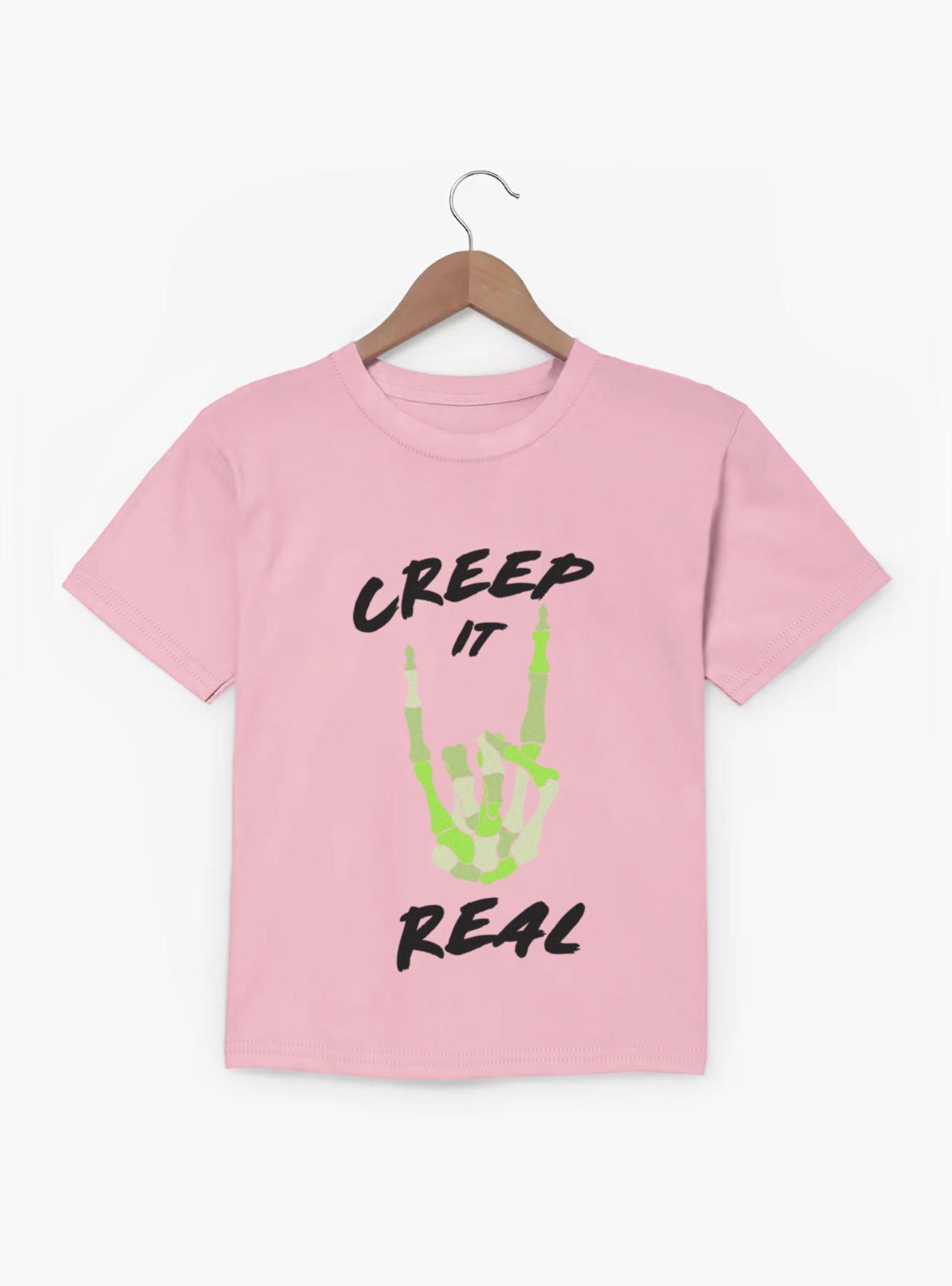 Skeleton Hand Creep It Real Youth T-Shirt
