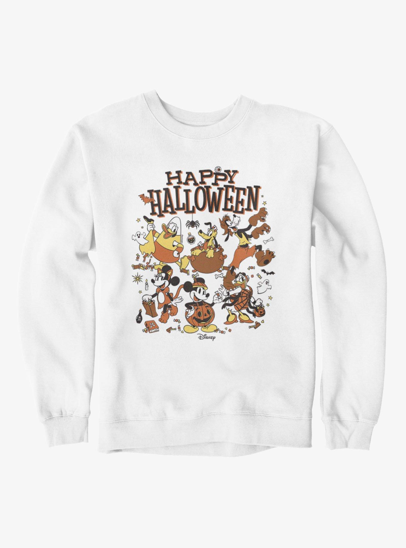 Disney Mickey Mouse Happy Halloween Mickey And Pals Sweatshirt