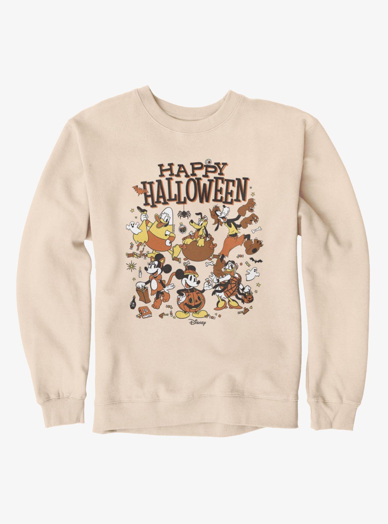 Disney Mickey Mouse Happy Halloween Mickey And Pals Sweatshirt