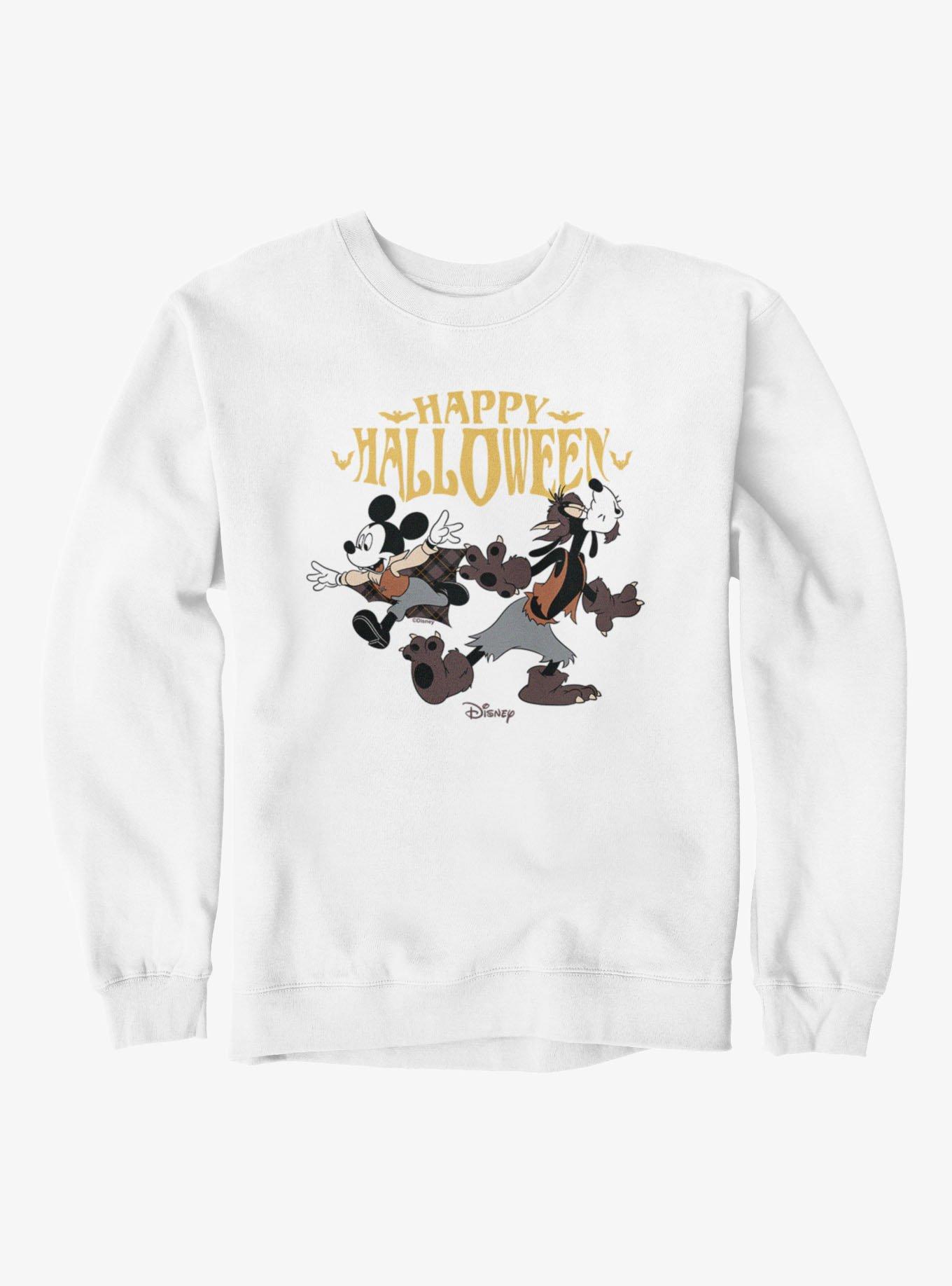 Disney Mickey Mouse Happy Halloween Goofy With Mickey Sweatshirt