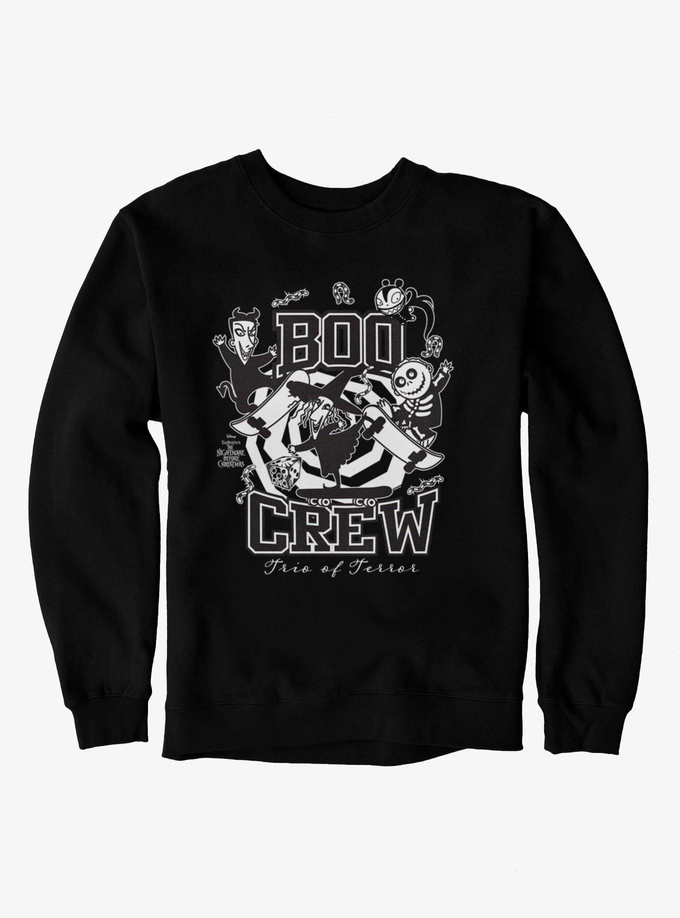Disney The Nightmare Before Christmas Boo Crew Trio Of Terror Sweatshirt