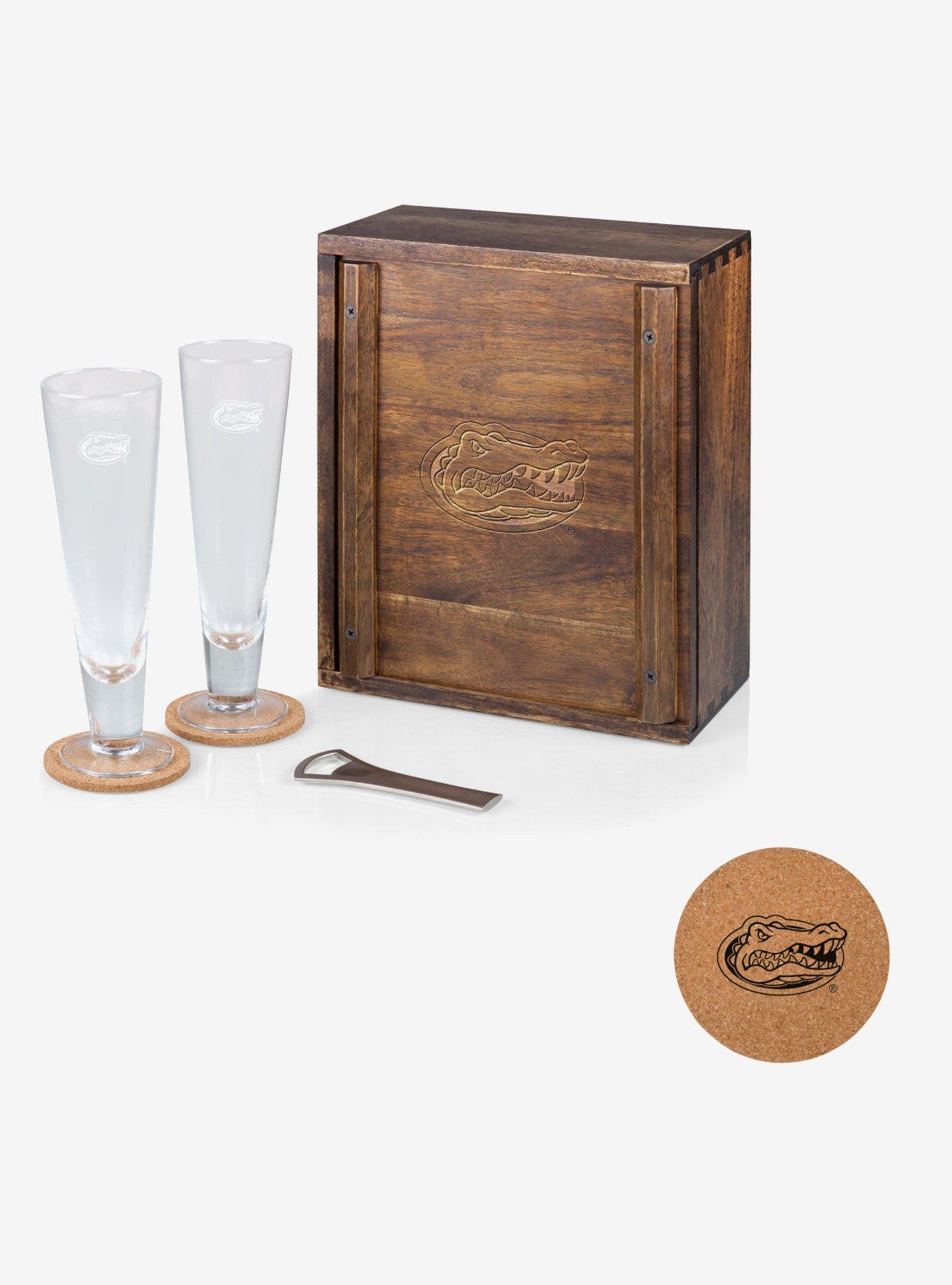 NCAA Florida Gators Pilsner Beer Glass Gift Set