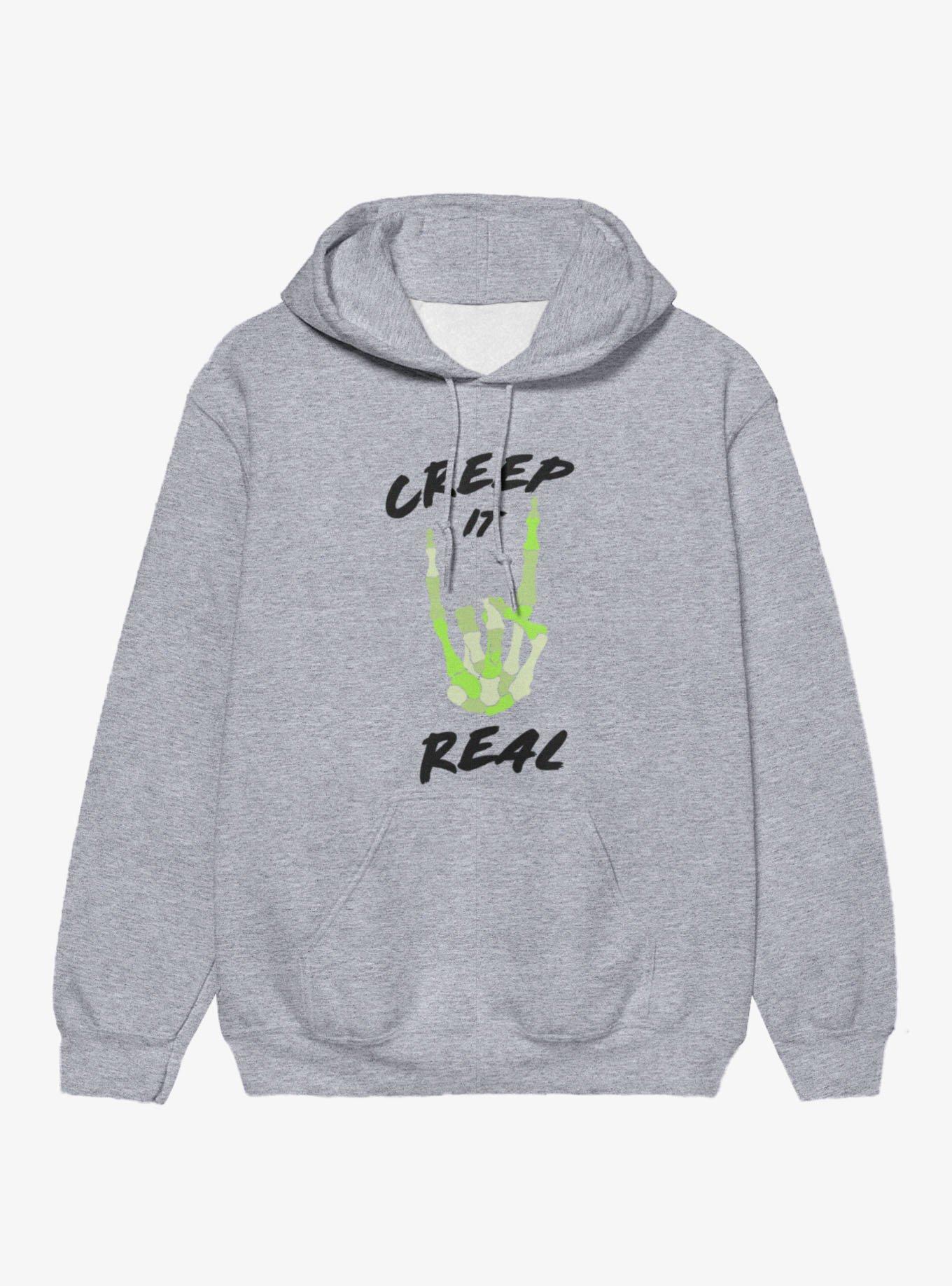 Skeleton Hand Creep It Real Hoodie