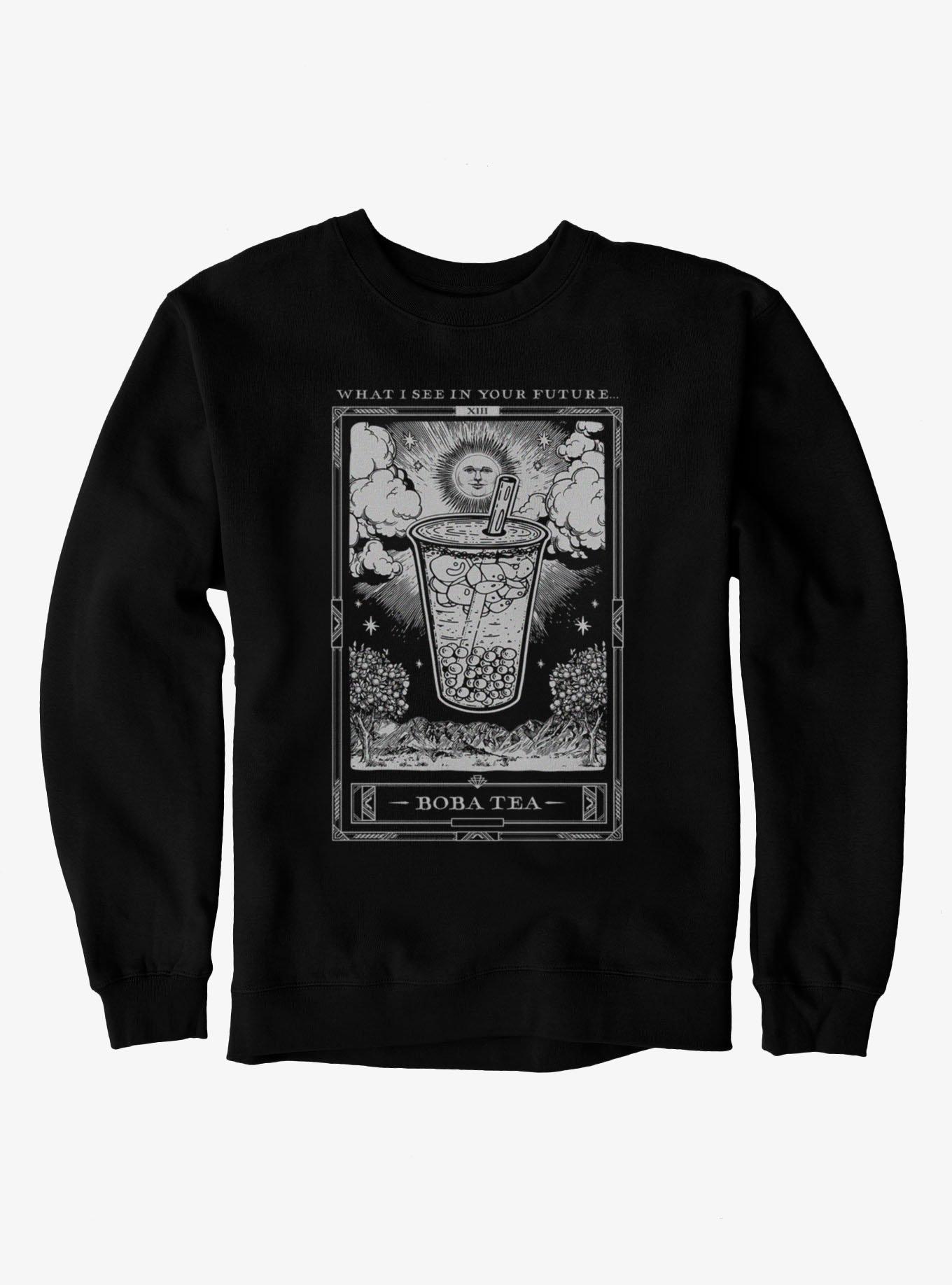 Boba Tea Tarot Card Sweatshirt