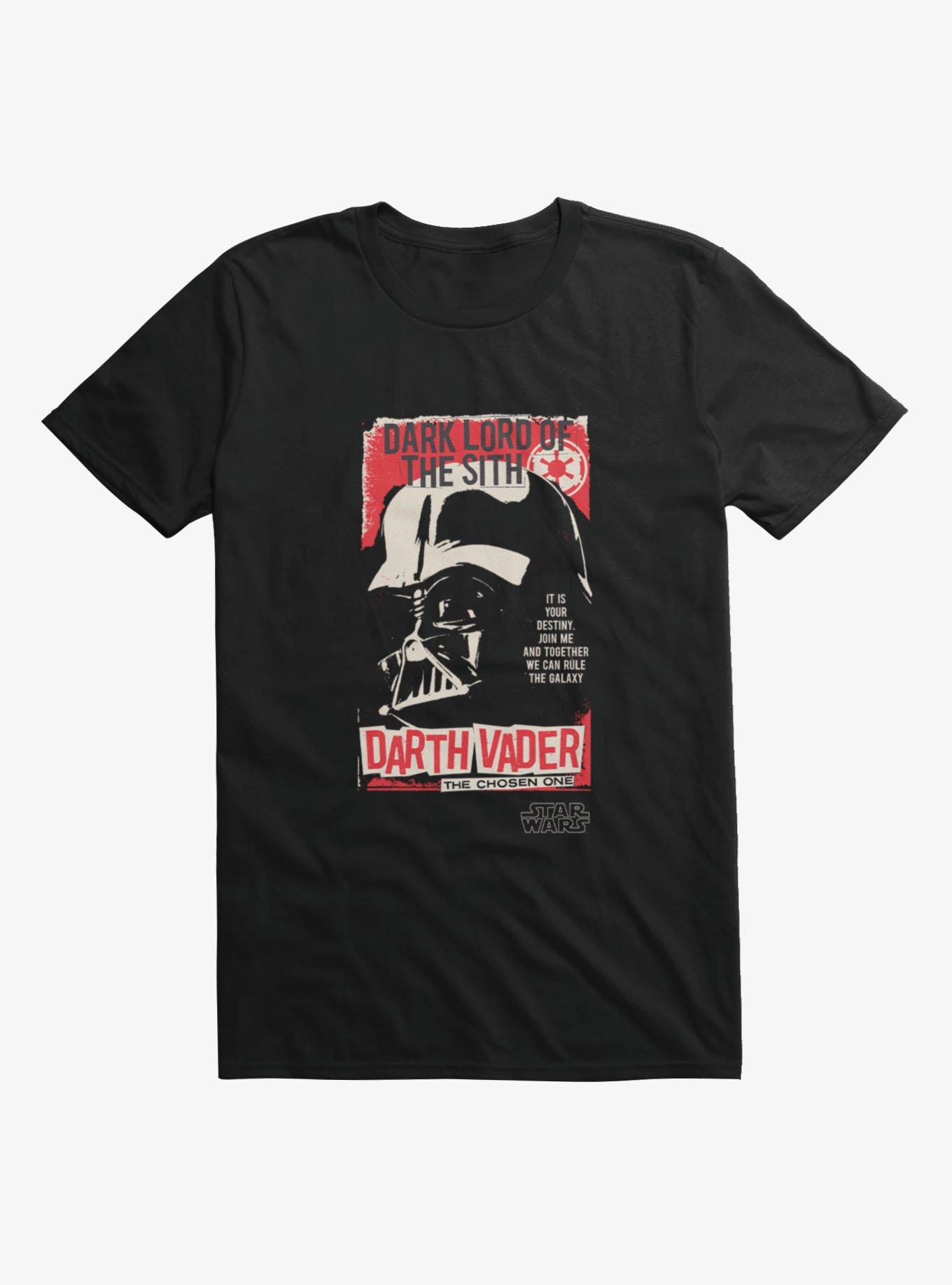 Star Wars Darth Vader The Chosen One Punk Poster T-Shirt
