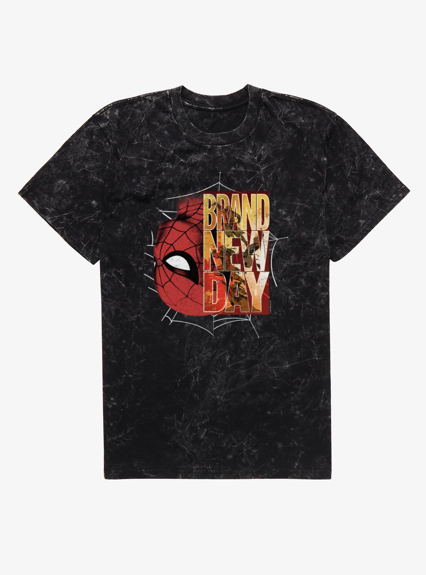 Marvel Spider-Man Brand New Day Vs The Hand Mineral Wash T-Shirt