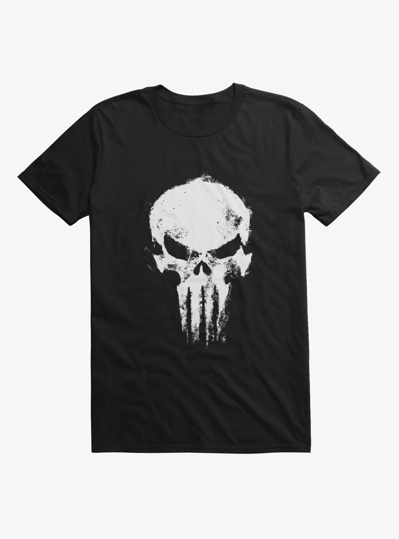 Marvel Spider-Man Brand New Day Brushed Punisher Skull T-Shirt