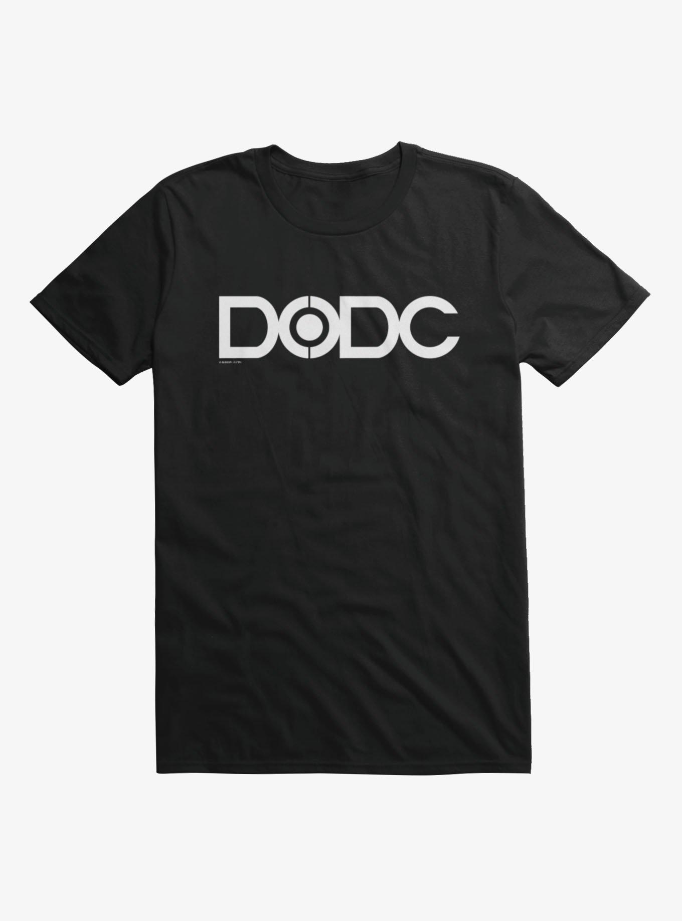 Marvel Spider-Man Brand New Day Department Of Damage Control DODC Logo T-Shirt, BLACK, hi-res view 1