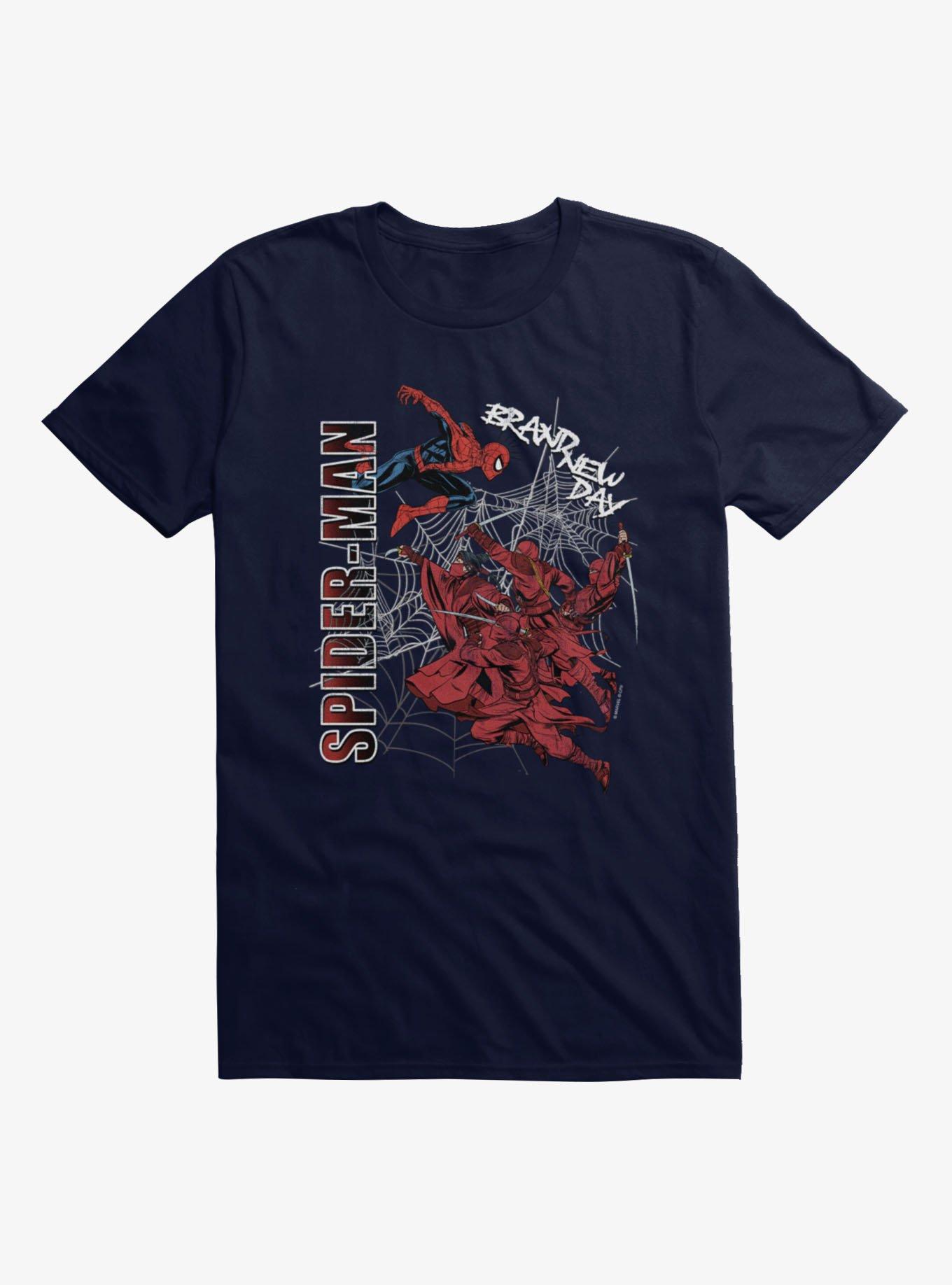 Marvel Spider-Man Brand New Day Against The Hand T-Shirt
