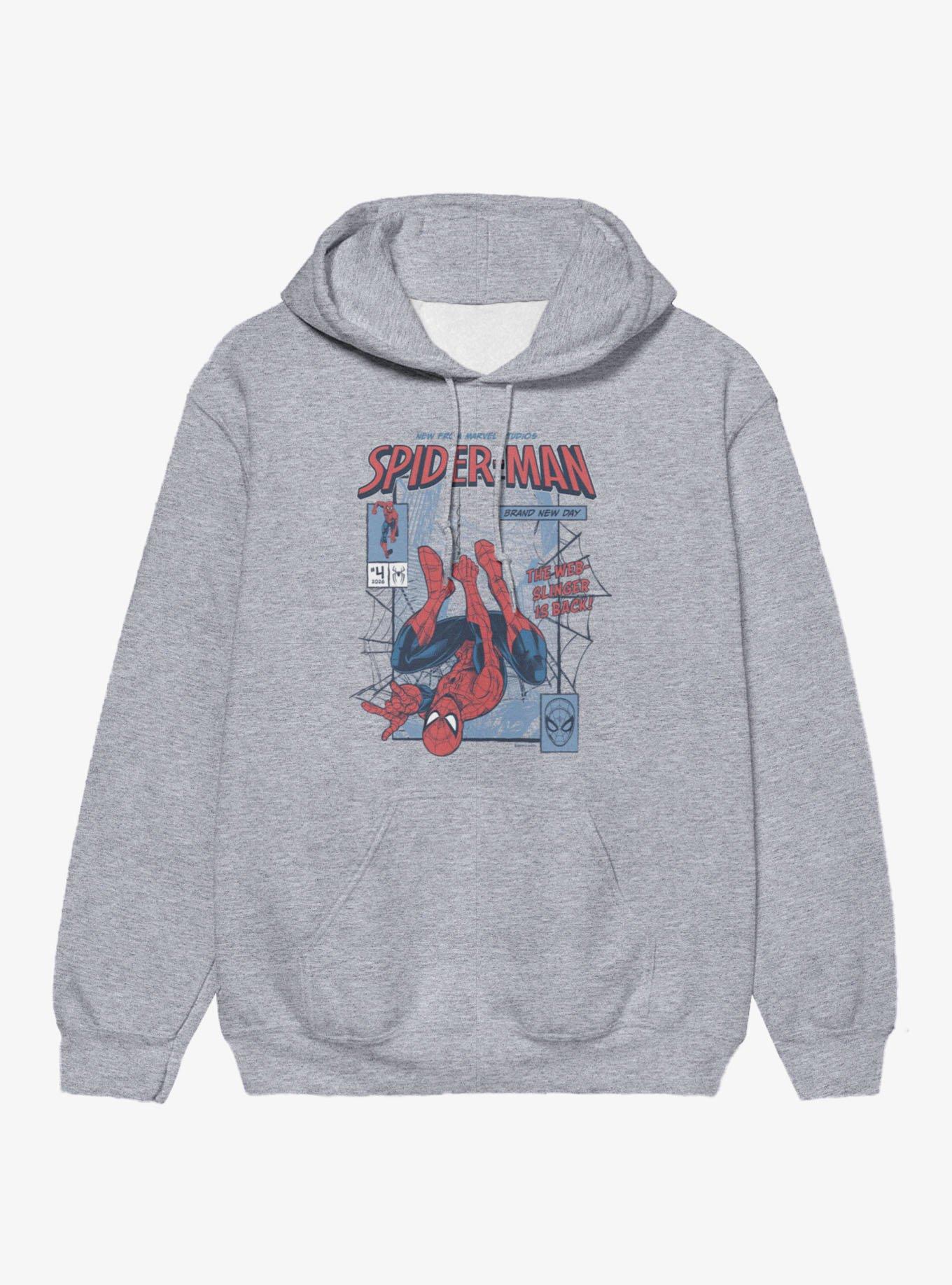 Marvel Spider-Man Brand New Day Web-Slinger Is Back Comic Cover Hoodie
