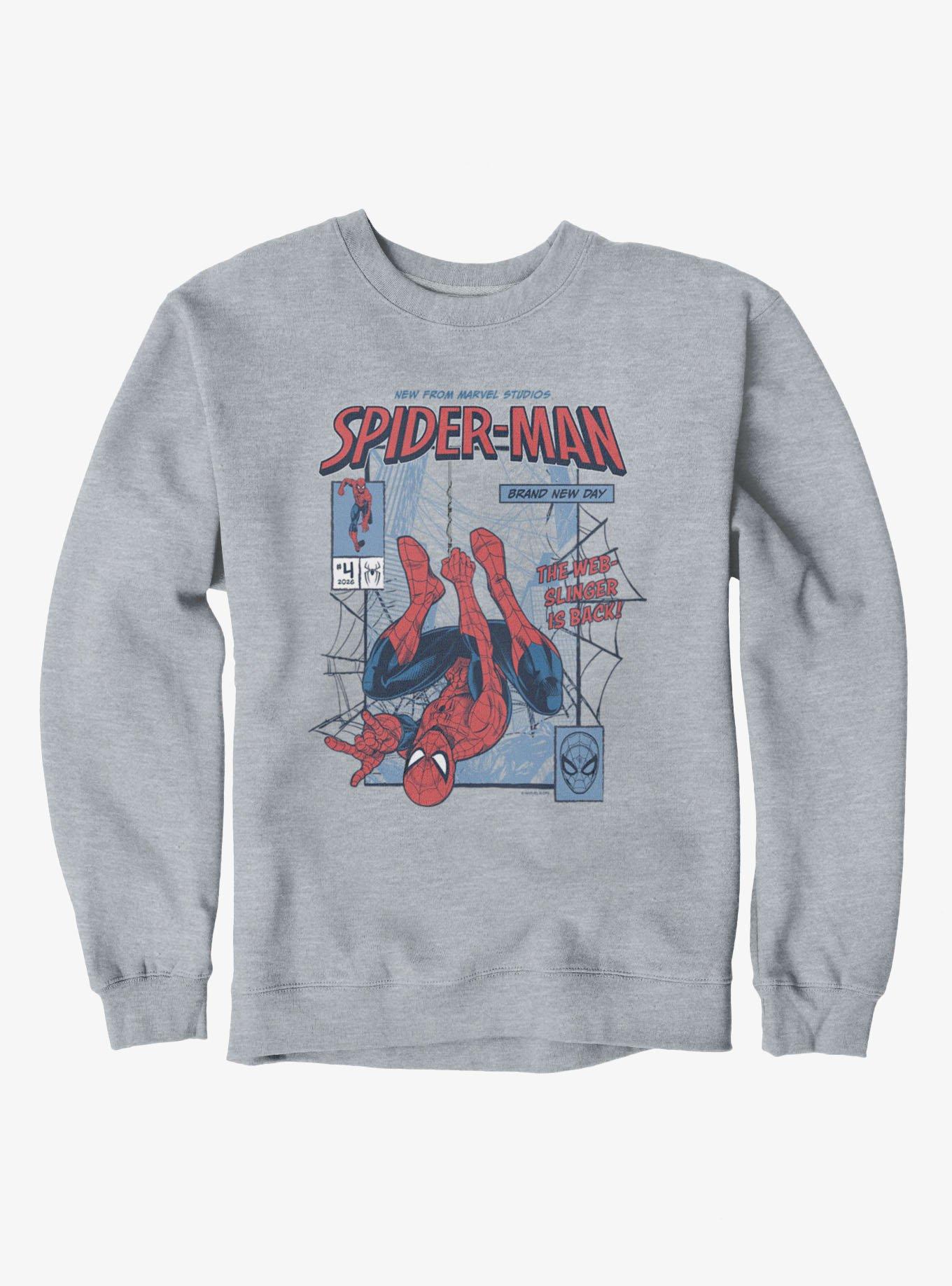 Marvel Spider-Man Brand New Day Web-Slinger Is Back Comic Cover Sweatshirt - thumbnail 2