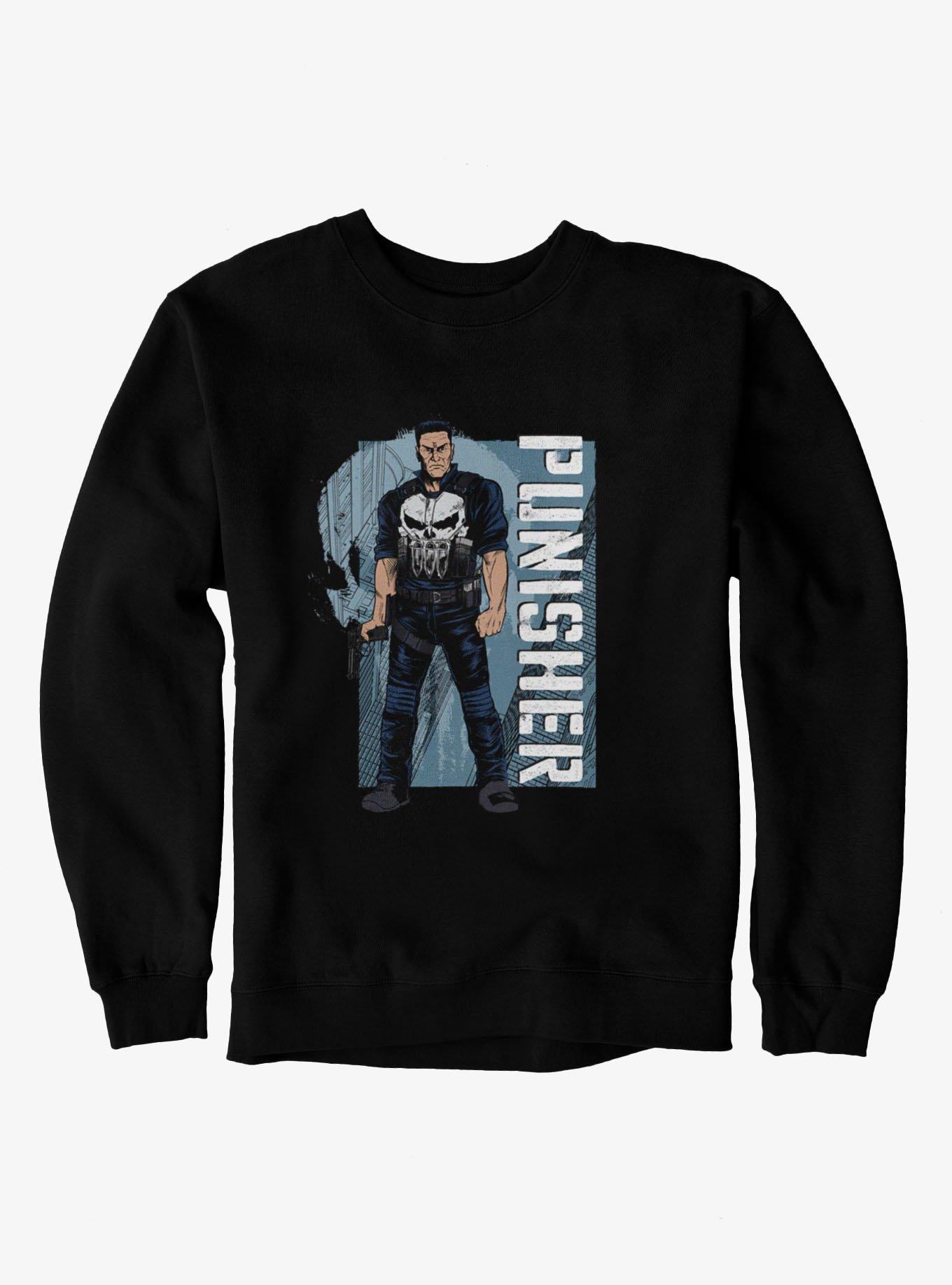 Marvel Spider-Man Brand New Day Punisher Ready Sweatshirt, BLACK, hi-res view 1