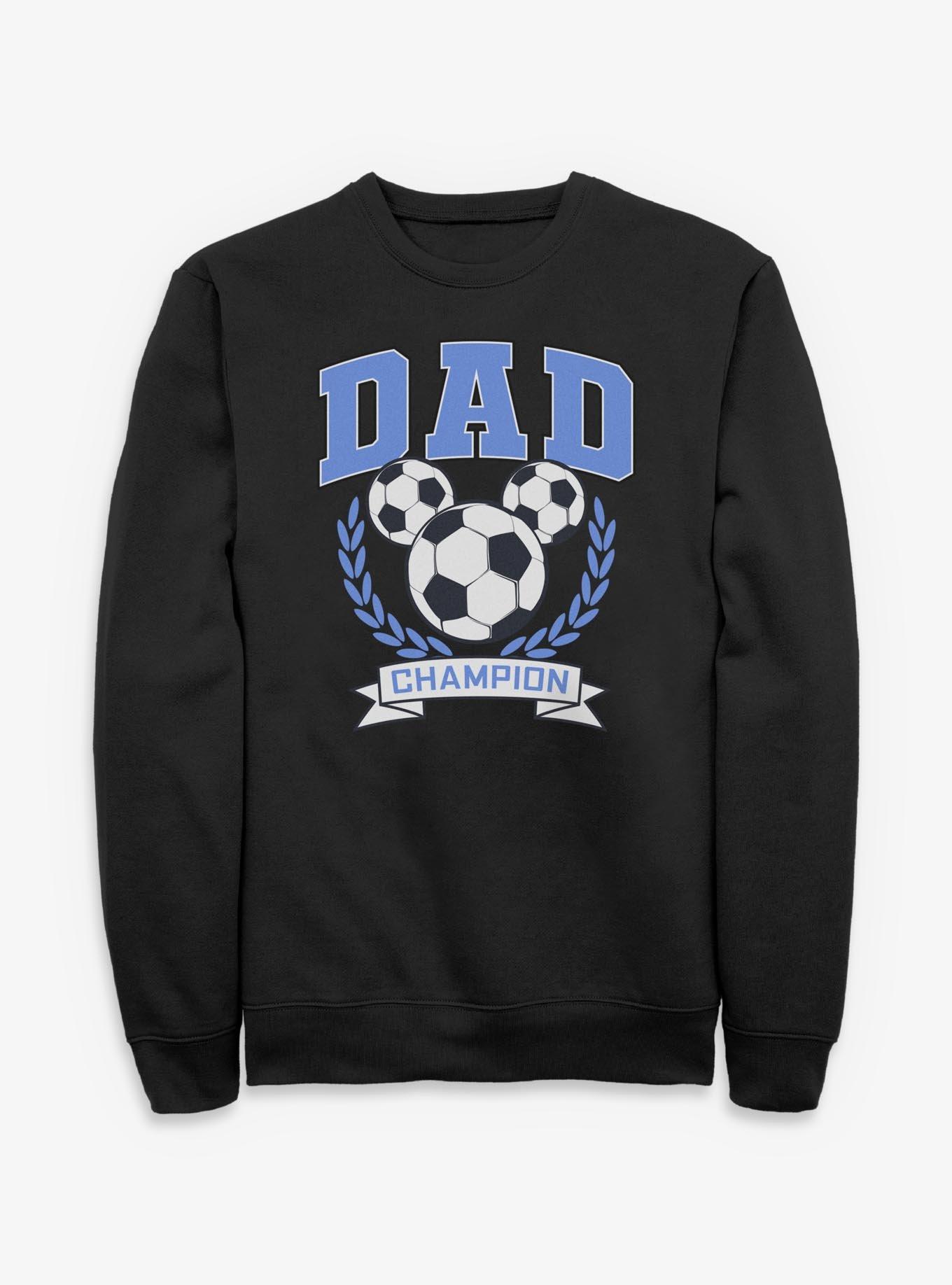 Disney Mickey Mouse Dad Soccer Champion Sweatshirt