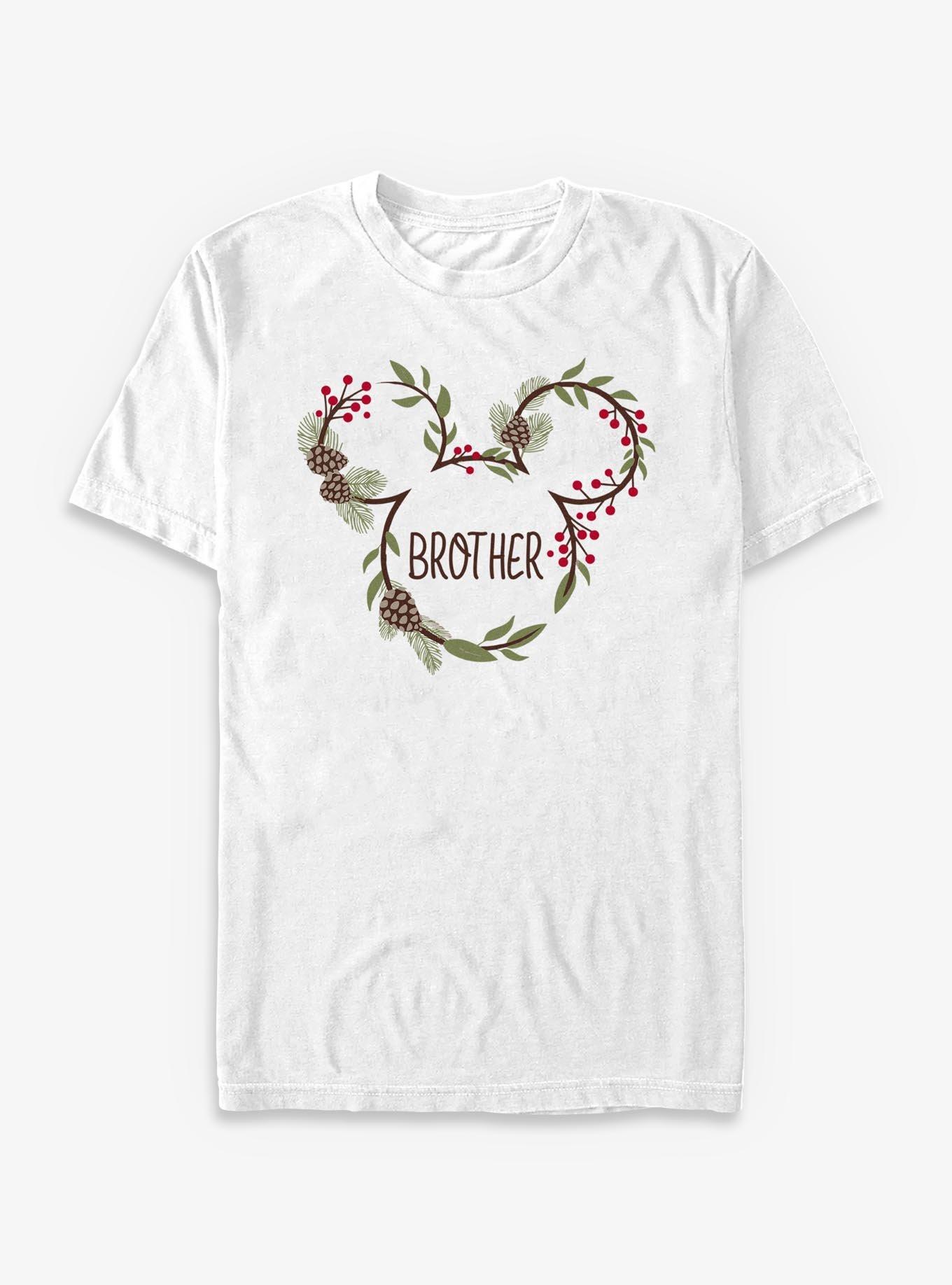 Disney Mickey Mouse Brother Xmas Ears T-Shirt