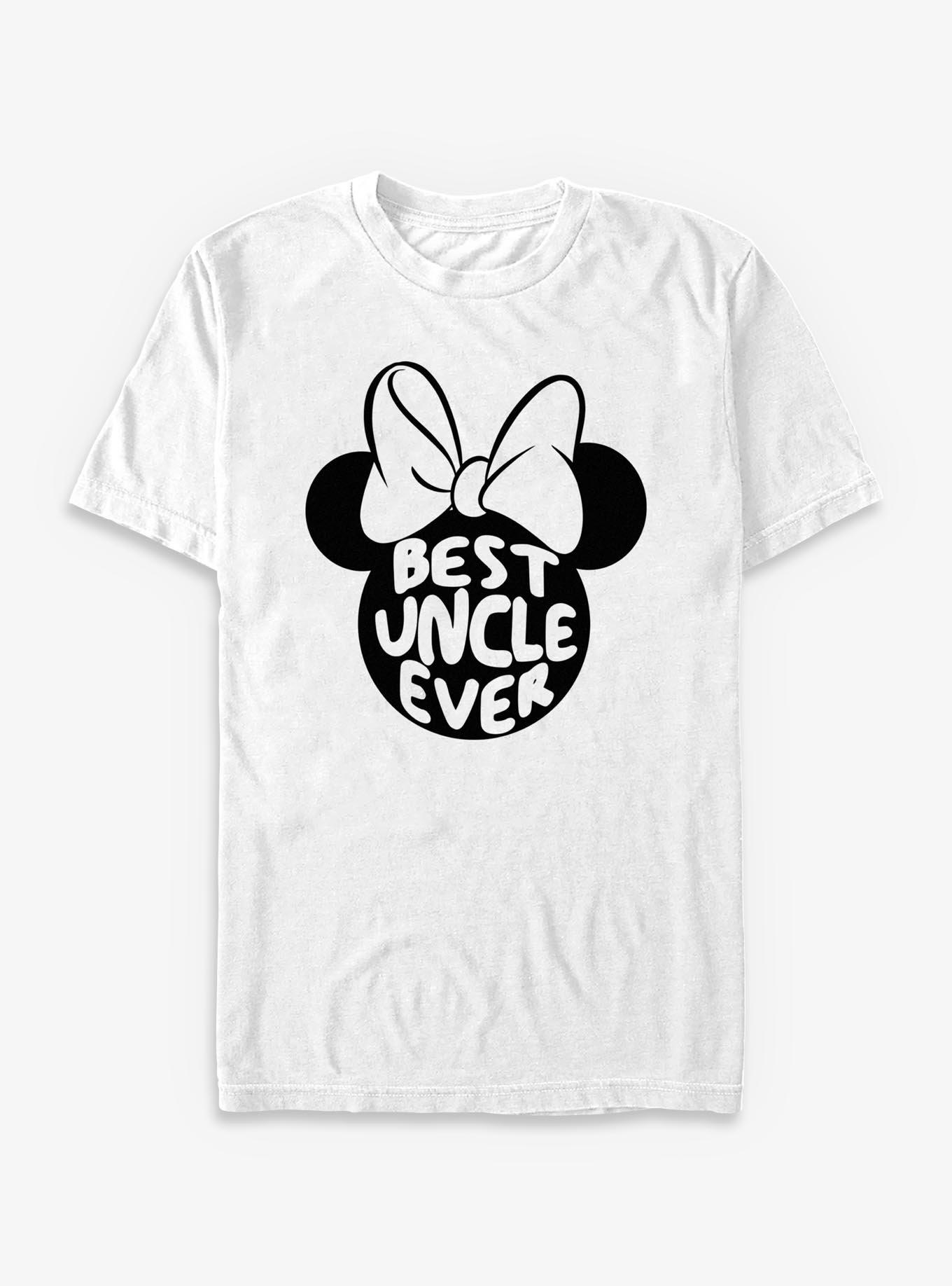 Disney Minnie Mouse Best Uncle Ever Minnie Ears T-Shirt