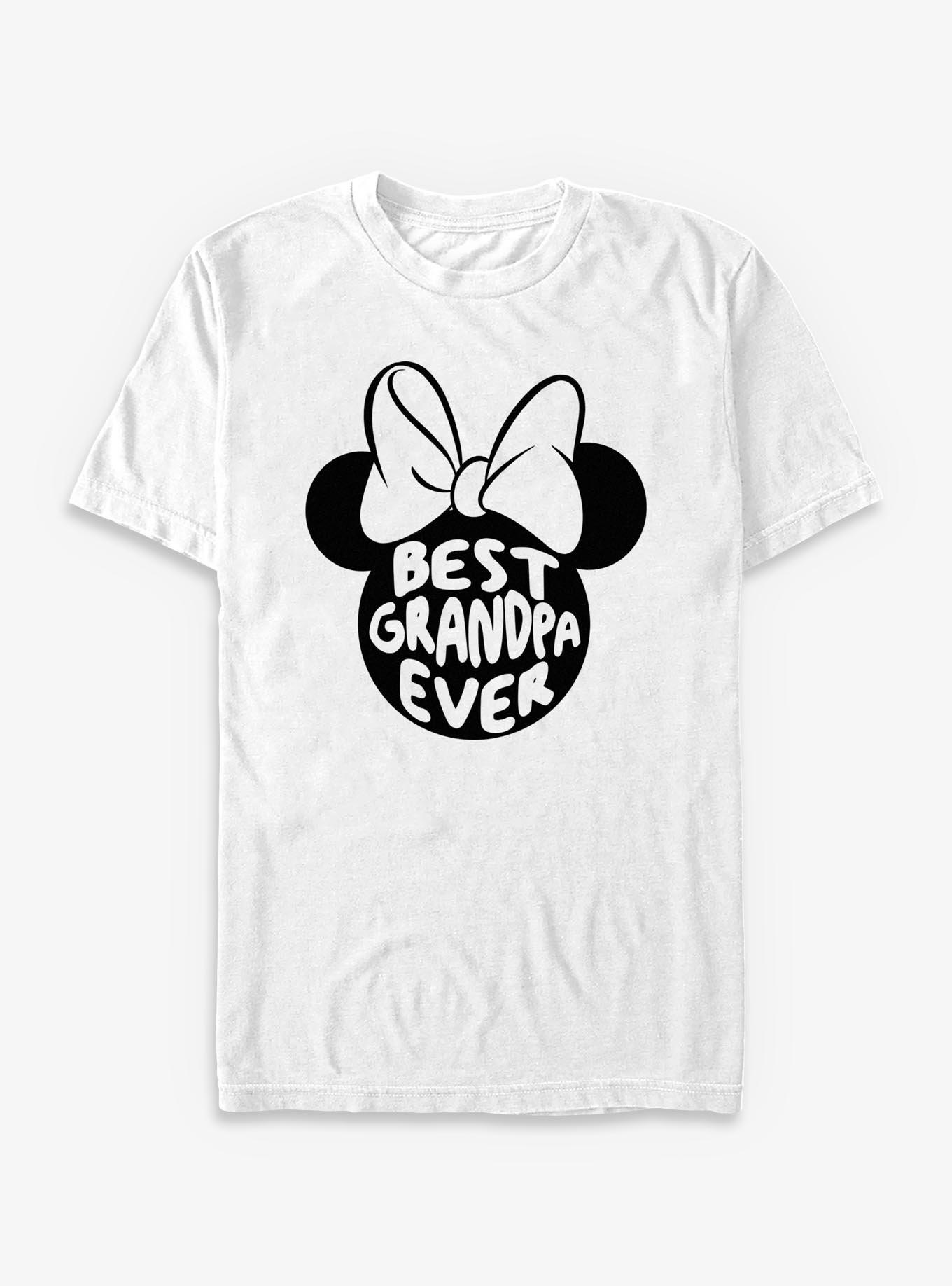 Disney Minnie Mouse Best Grandpa Ever Minnie Ears T-Shirt