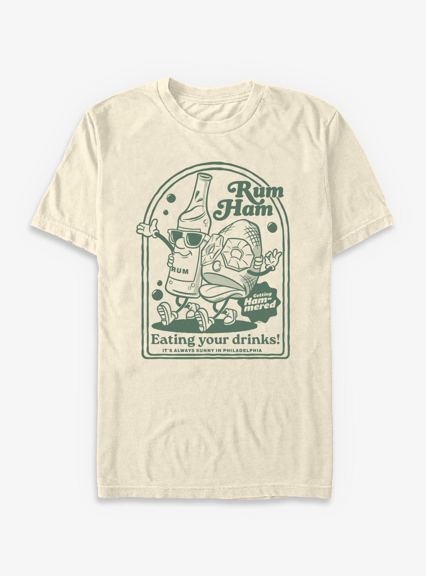 It's Always Sunny In Philadelphia Rum Ham T-Shirt, OFF WHITE, hi-res view 1