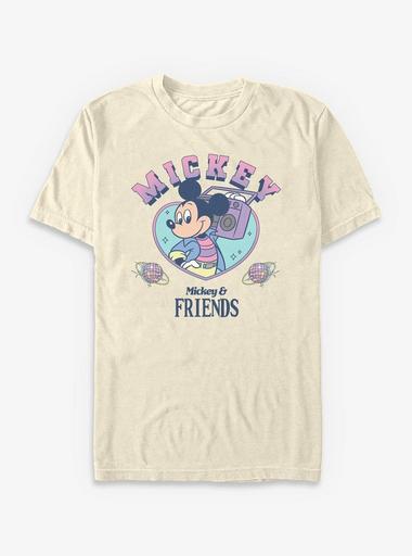 Disney Mickey Mouse Mickey Boombox Heart T-Shirt - BEIGETAN | Hot