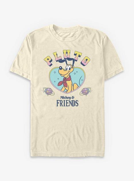 Disney Mickey Mouse Pluto Heart T-Shirt - BEIGETAN | Hot Topic